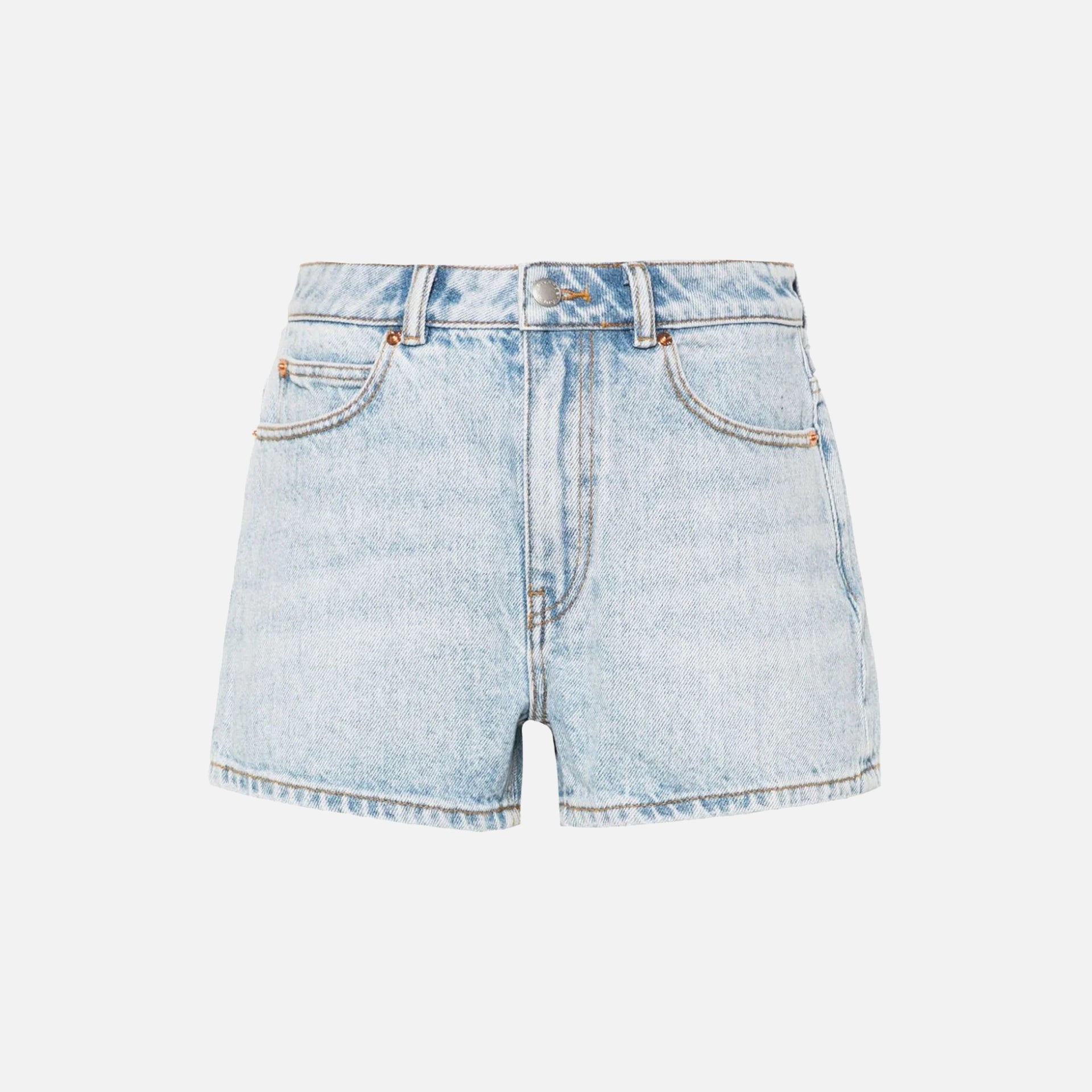 T by Alexander Wang Shorty High Rise Short - Bleach