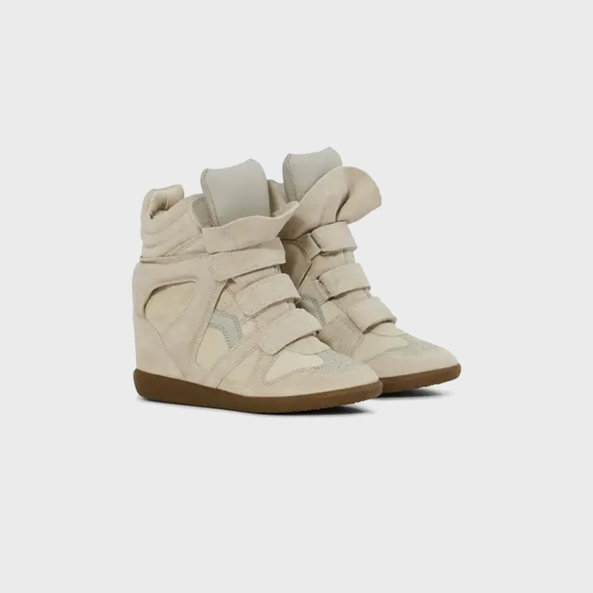 Isabel Marant WMNS Bekett High-Top Sneakers - Ecru