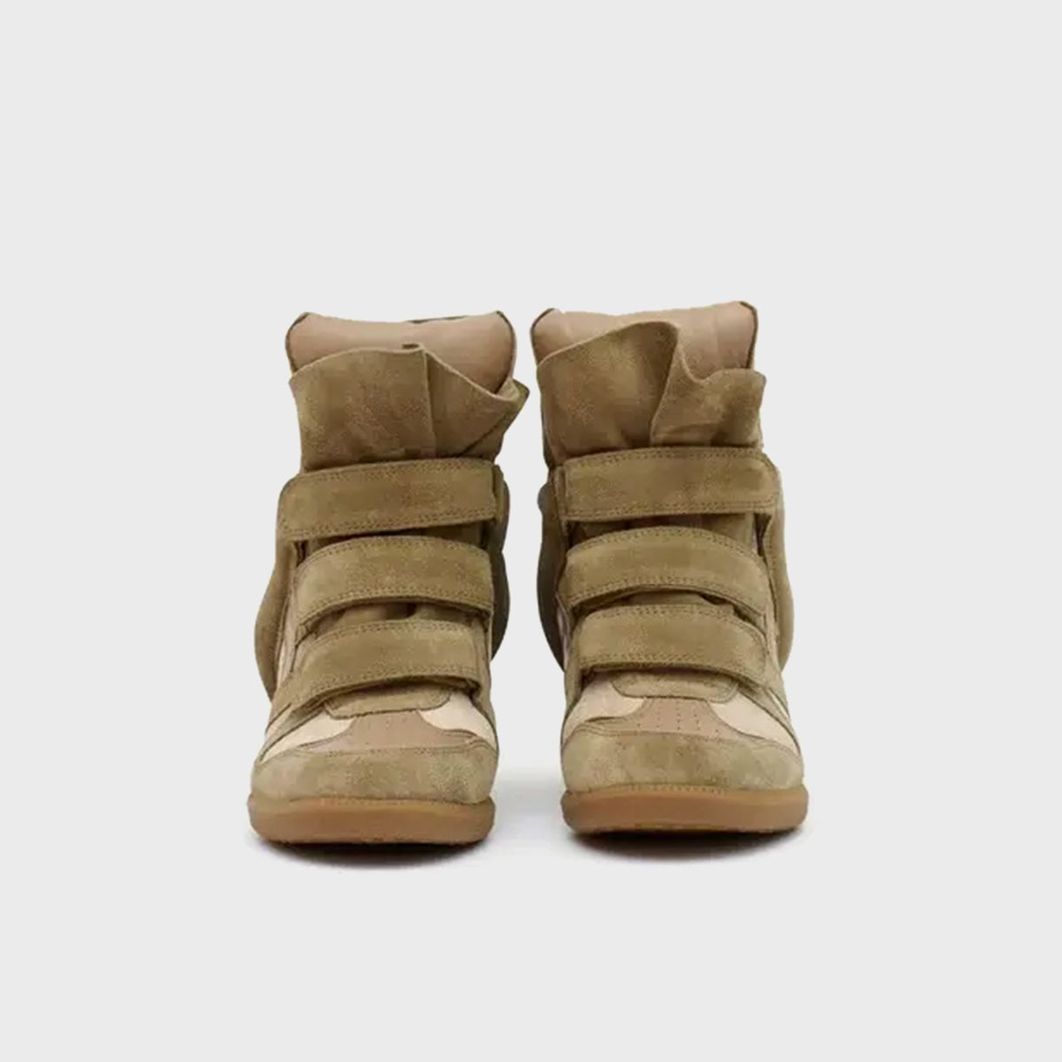 Isabel Marant WMNS Bekett High-Top Sneakers - Taupe