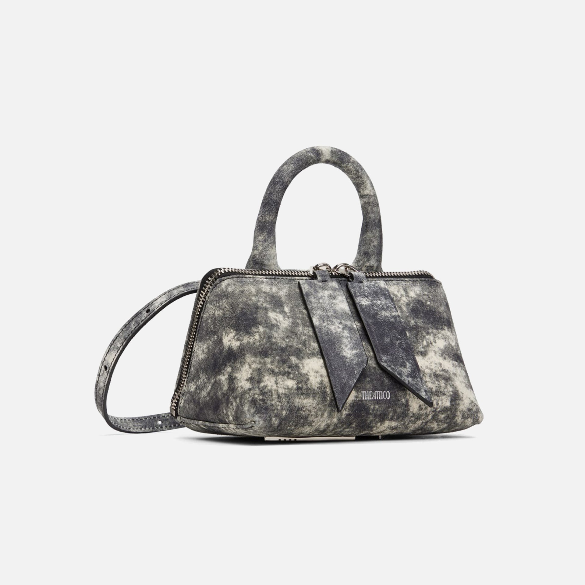 The Attico Friday Crossbody - Black / White