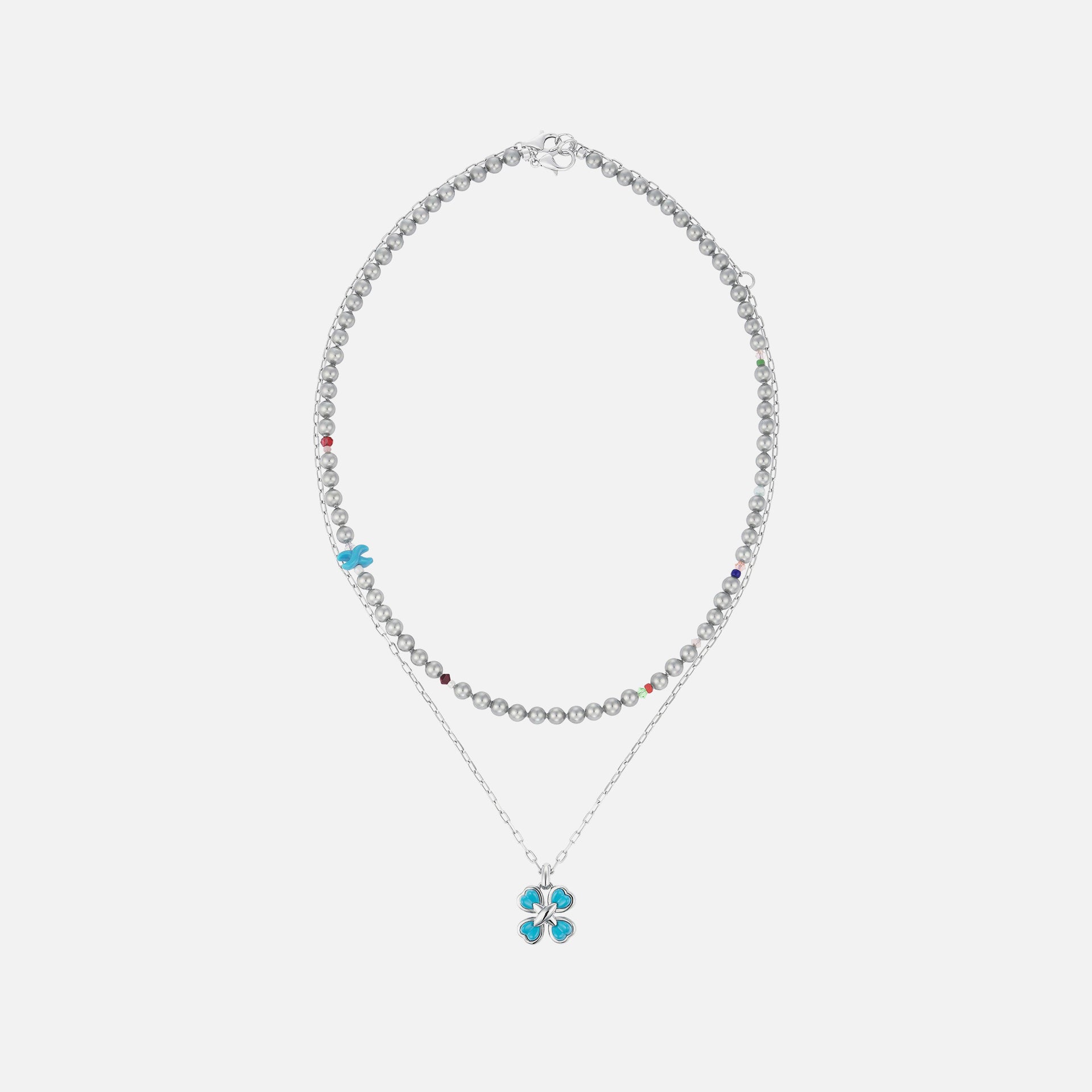 SSIL Clover Necklace - Blue