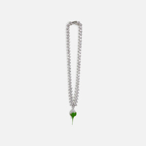 Ottolinger Diamond Dip Necklace - Green