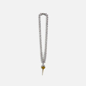 Ottolinger Diamond Dip Necklace - Mustard