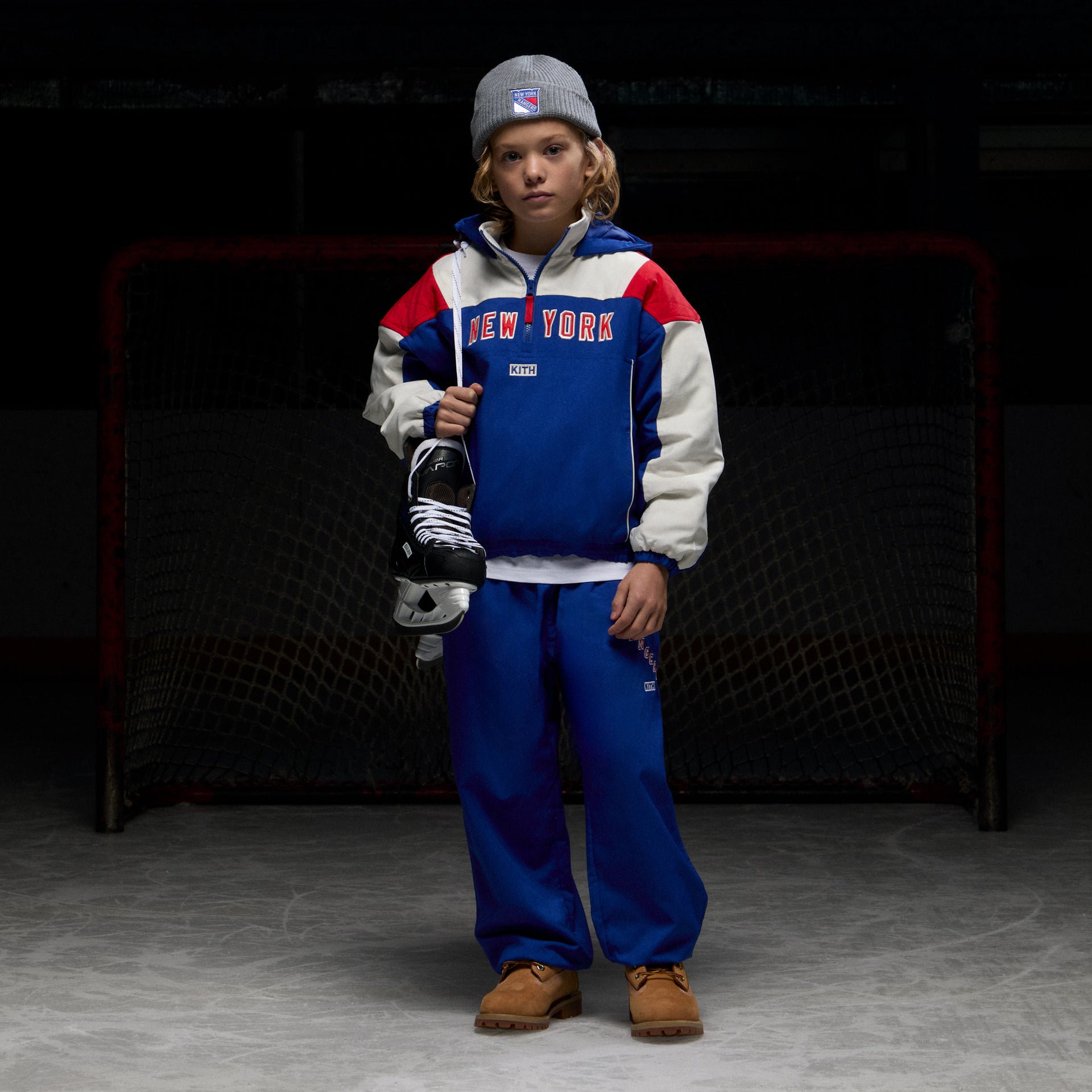 Kith Kids for the New York Rangers Nylon Track Pant - Cyclone