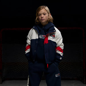 Kith Kids for the New York Rangers Nylon Padded Jacket - Nocturnal