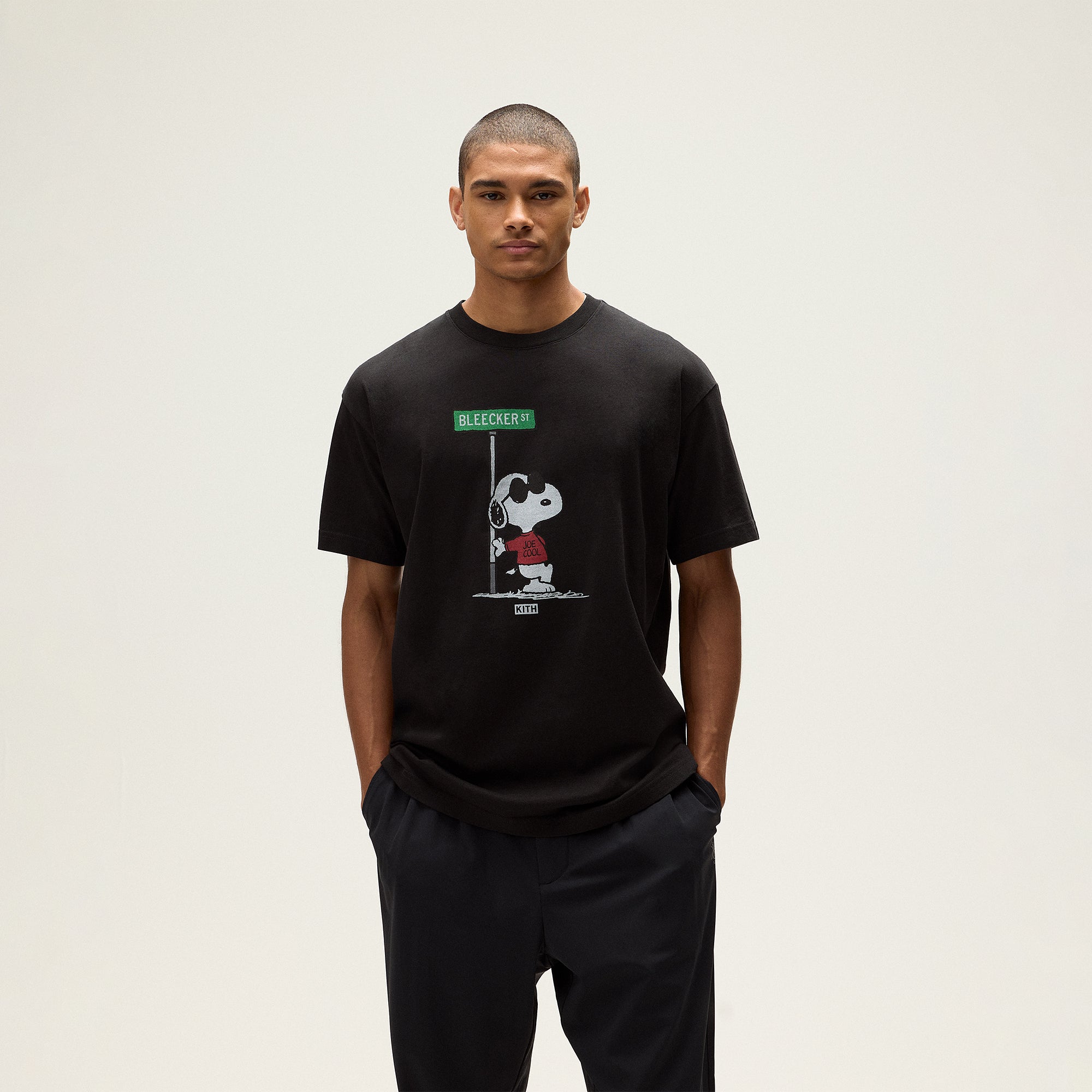 Kith for Peanuts Joe Cool Street Tee - Black PH