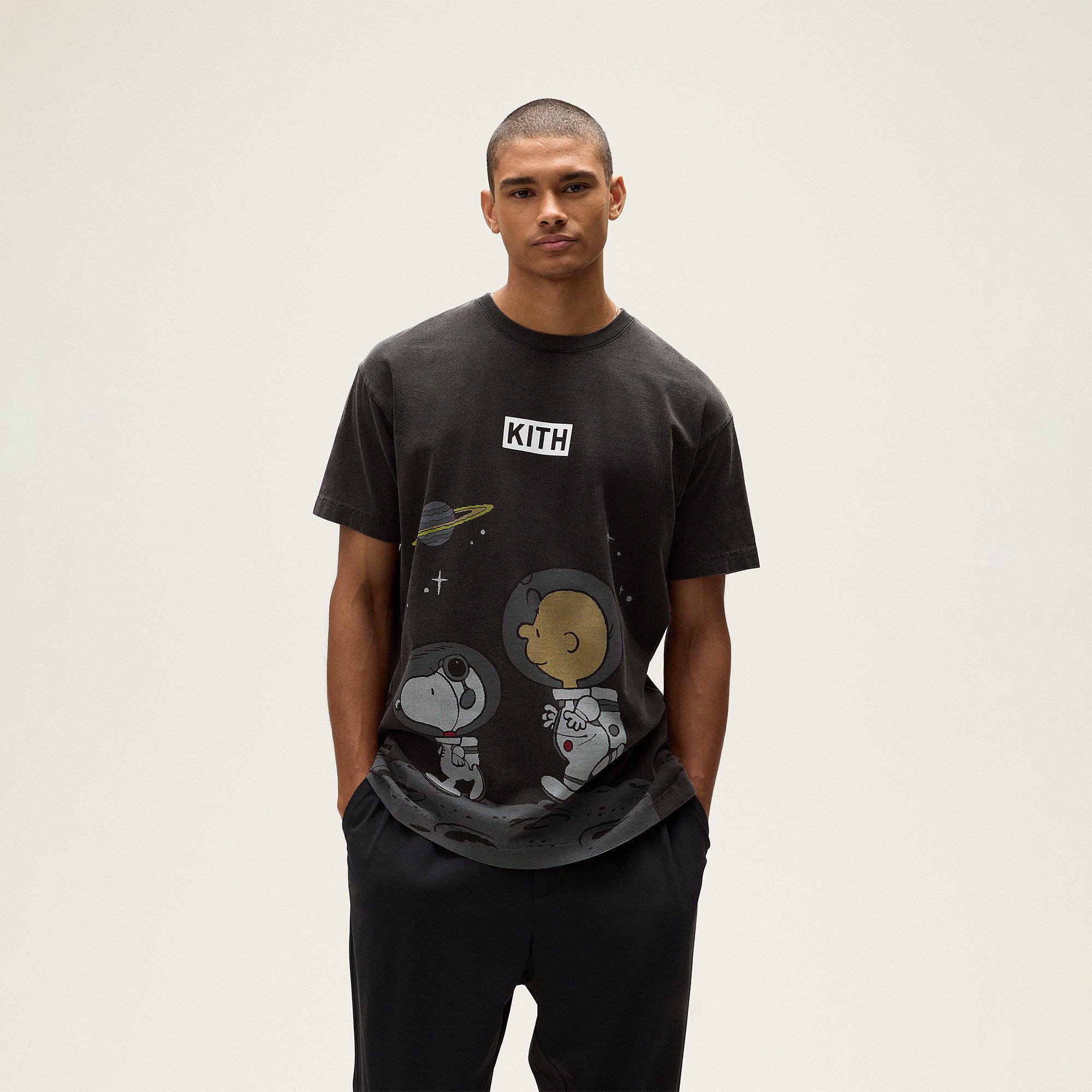 Kith for Peanuts Space Vintage Tee - Black PH Kith for Peanuts Space Vintage Tee - Black PH