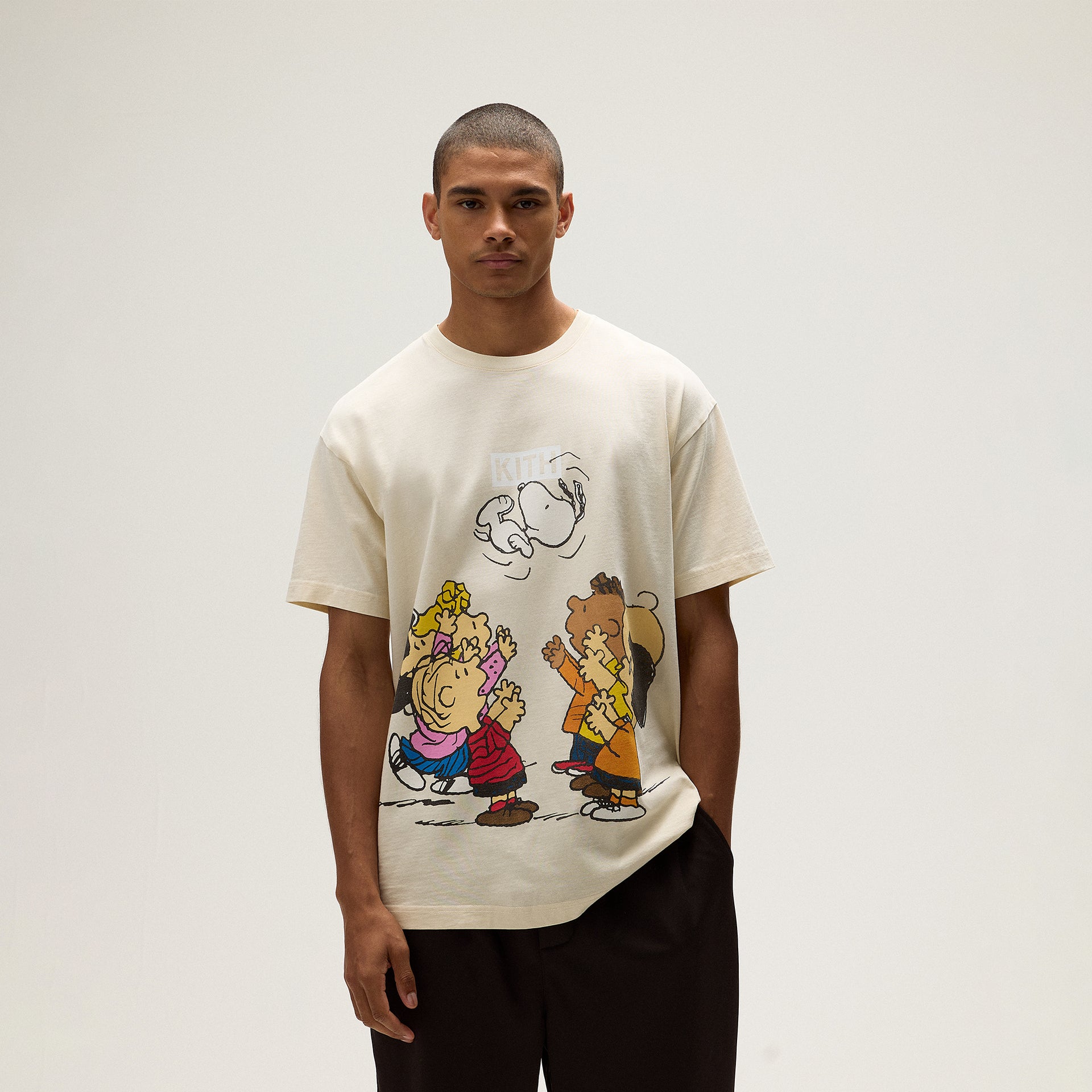 Kith for Peanuts Celebration Vintage Tee - Sandrift