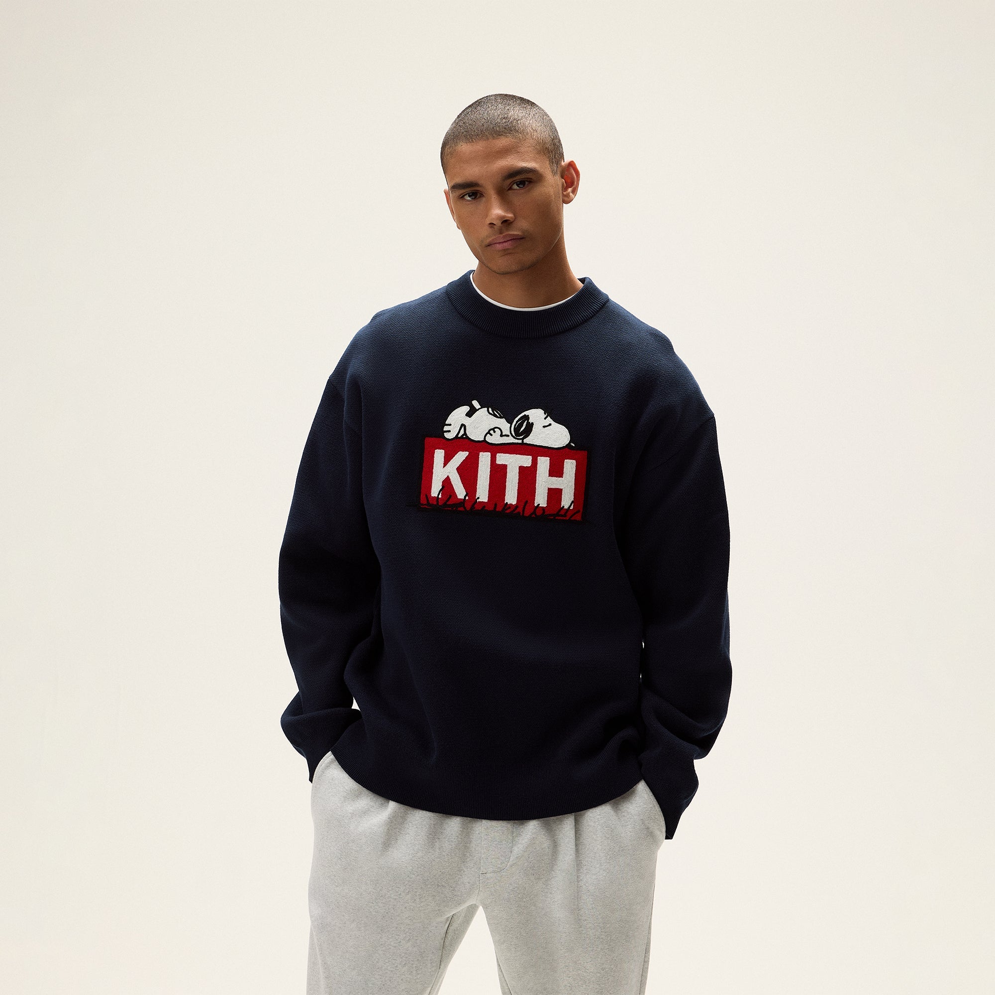 KITH × PEANUTS DOGHOUSE BOX LOGO Tee Kith x Peanuts Doghouse Tee White Men's - FW23 - US