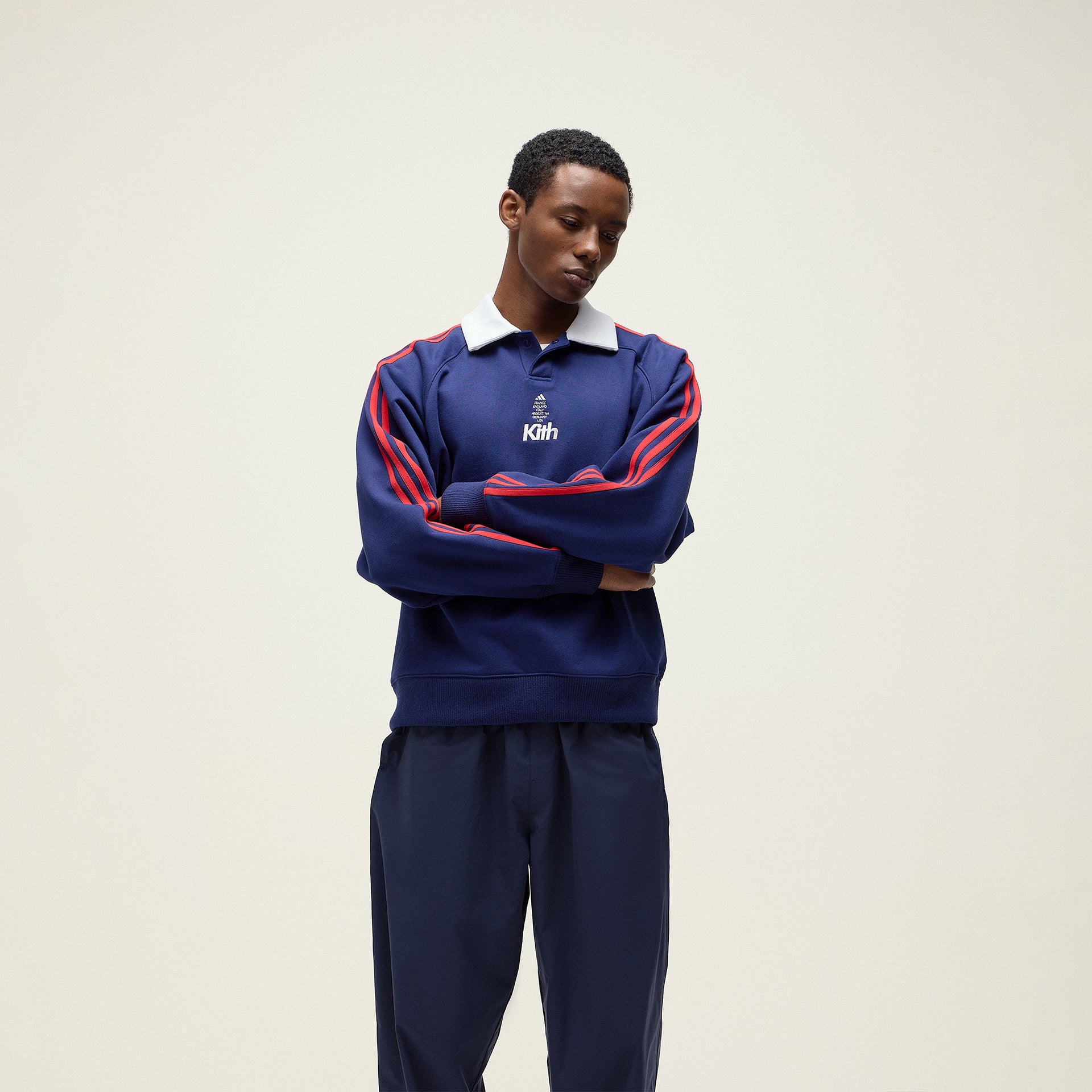 Kith for adidas Football Pullover in Blue
