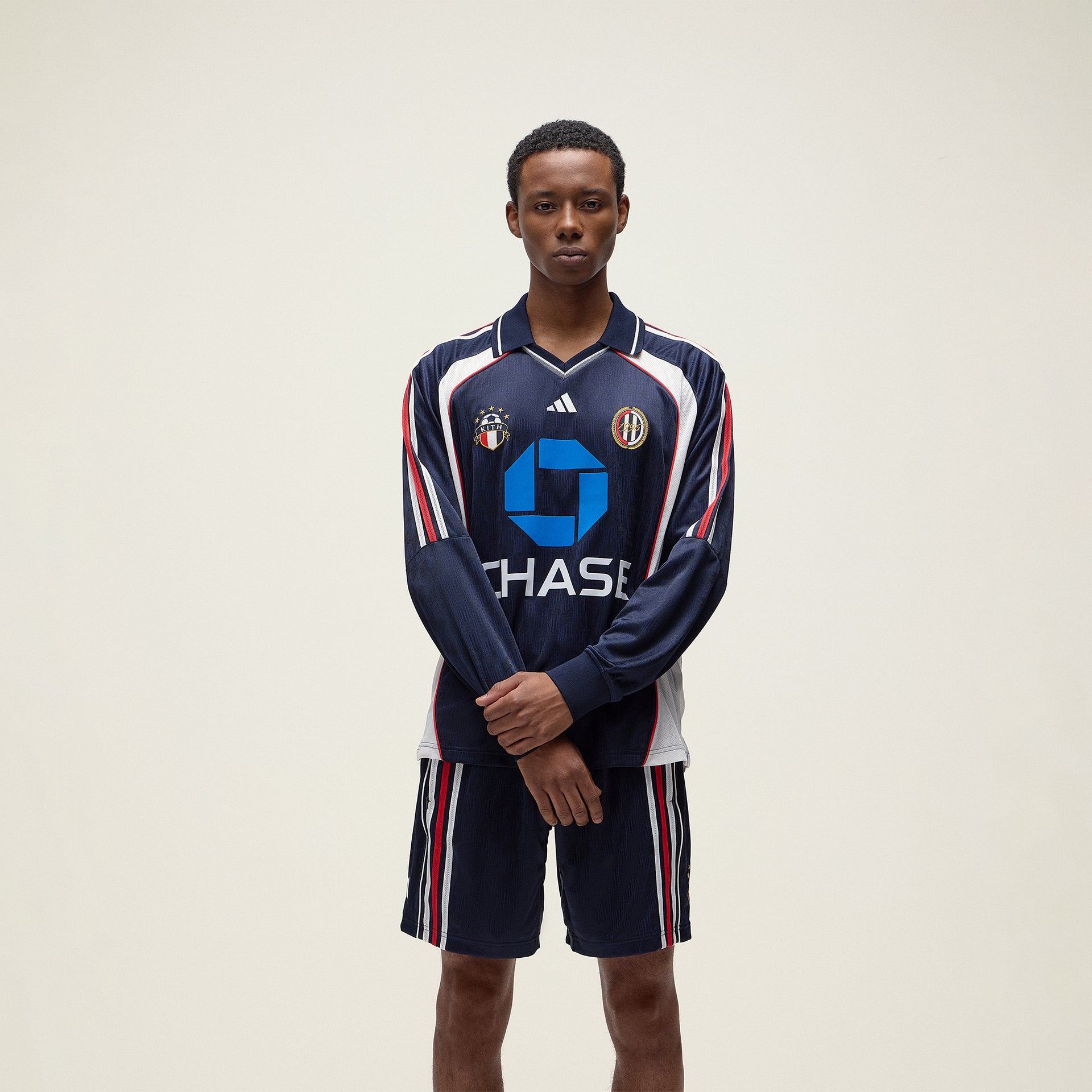 Kith for adidas Football Uniform Short in Legend Ink