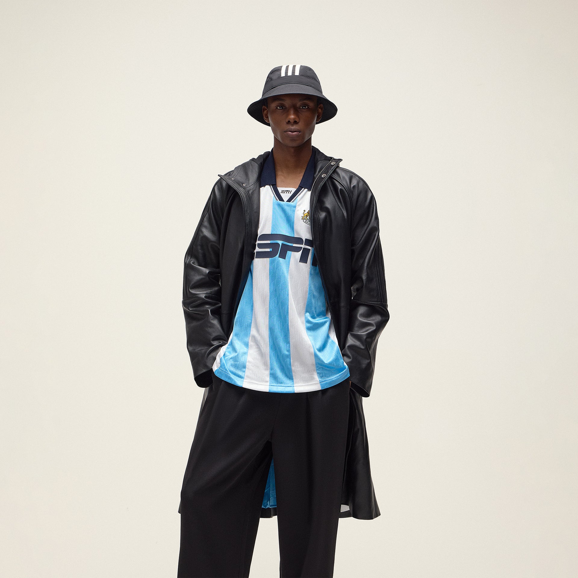 Kith for adidas Football Bucket Hat in Black