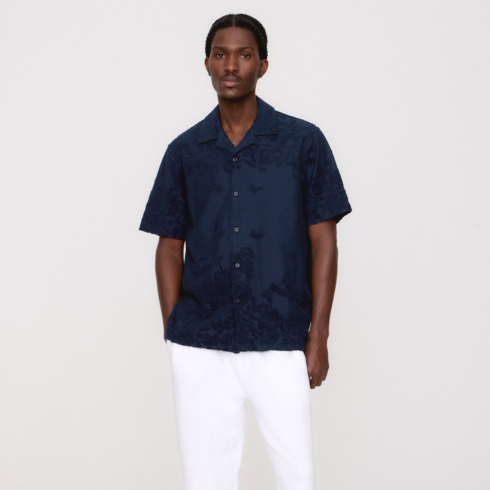 Kith Tilden Polo - Light Heather Grey