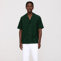 Kith Monogram Terry Thompson Camp Collar Shirt - Stadium