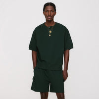 Kith Micro Waffle Short Sleeve Colby Pullover - Stadium