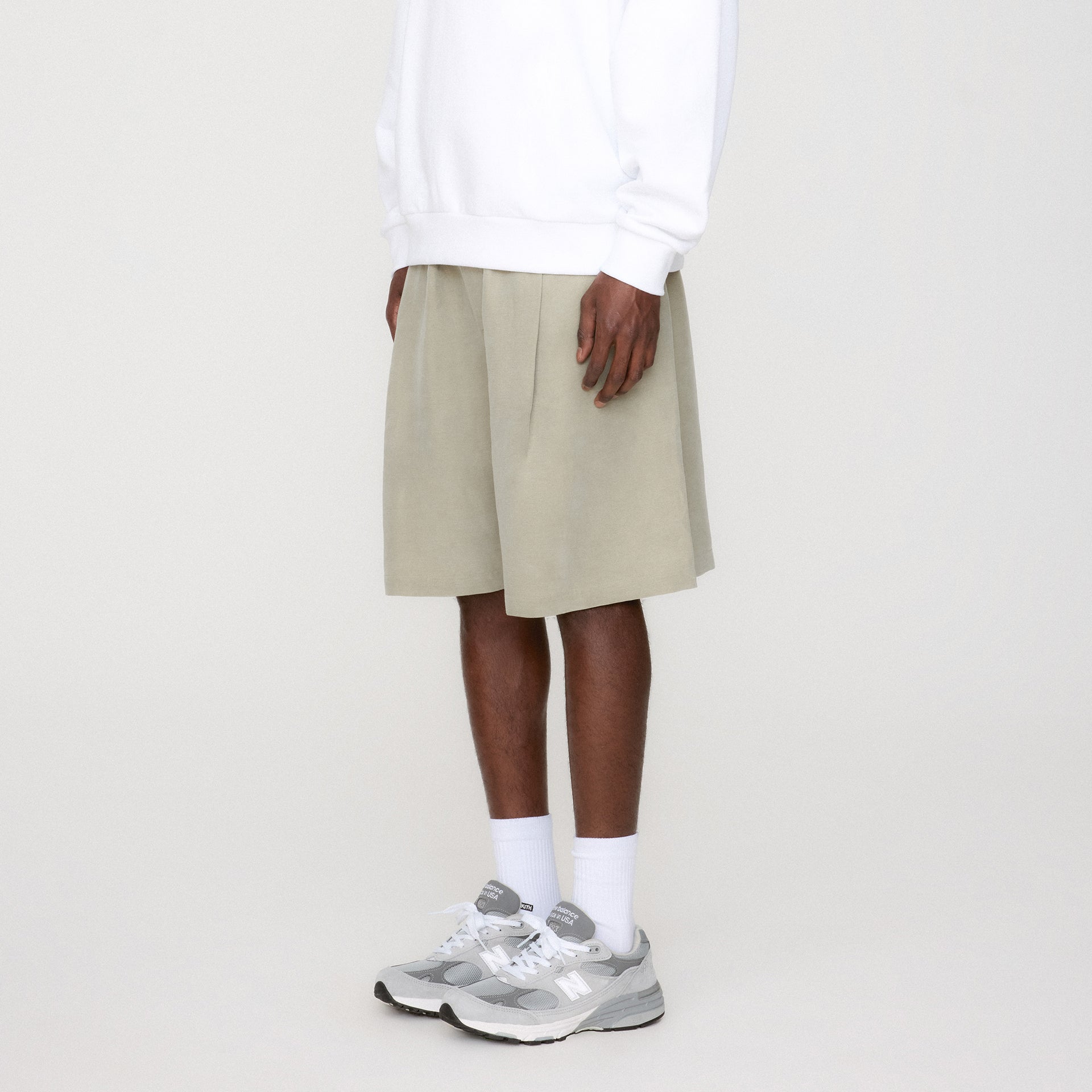 Kith Cupro Linen Jude Short - Haze