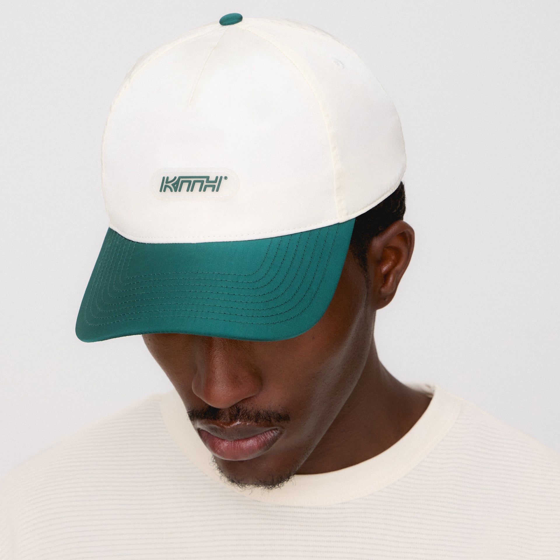 Kith Two-Tone Wrinkle Nylon Bay Low Pinch Crown Cap - Chronicle
