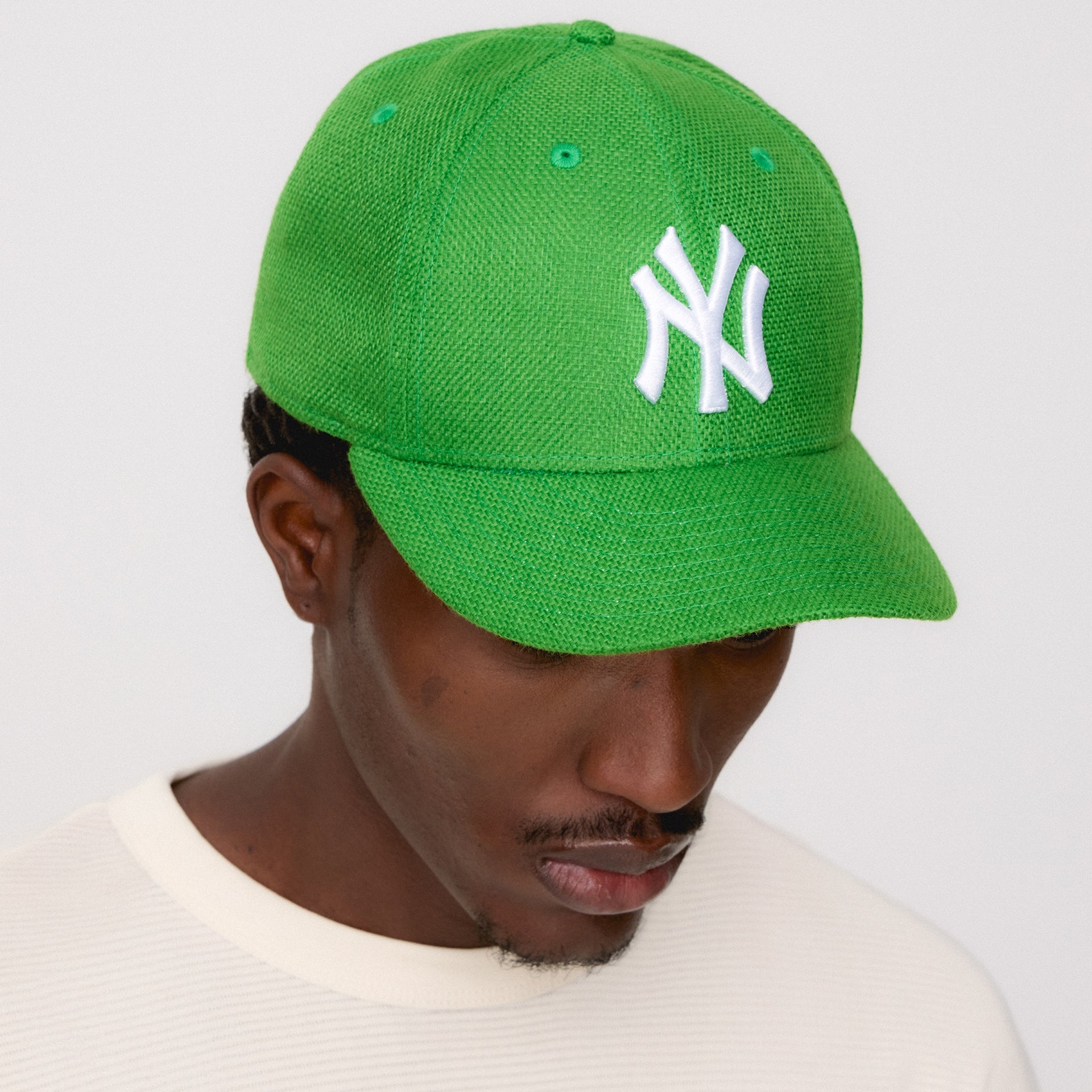Kith & New Era for the New York Yankees Raffia Low Profile 59FIFTY Fitted - Newt
