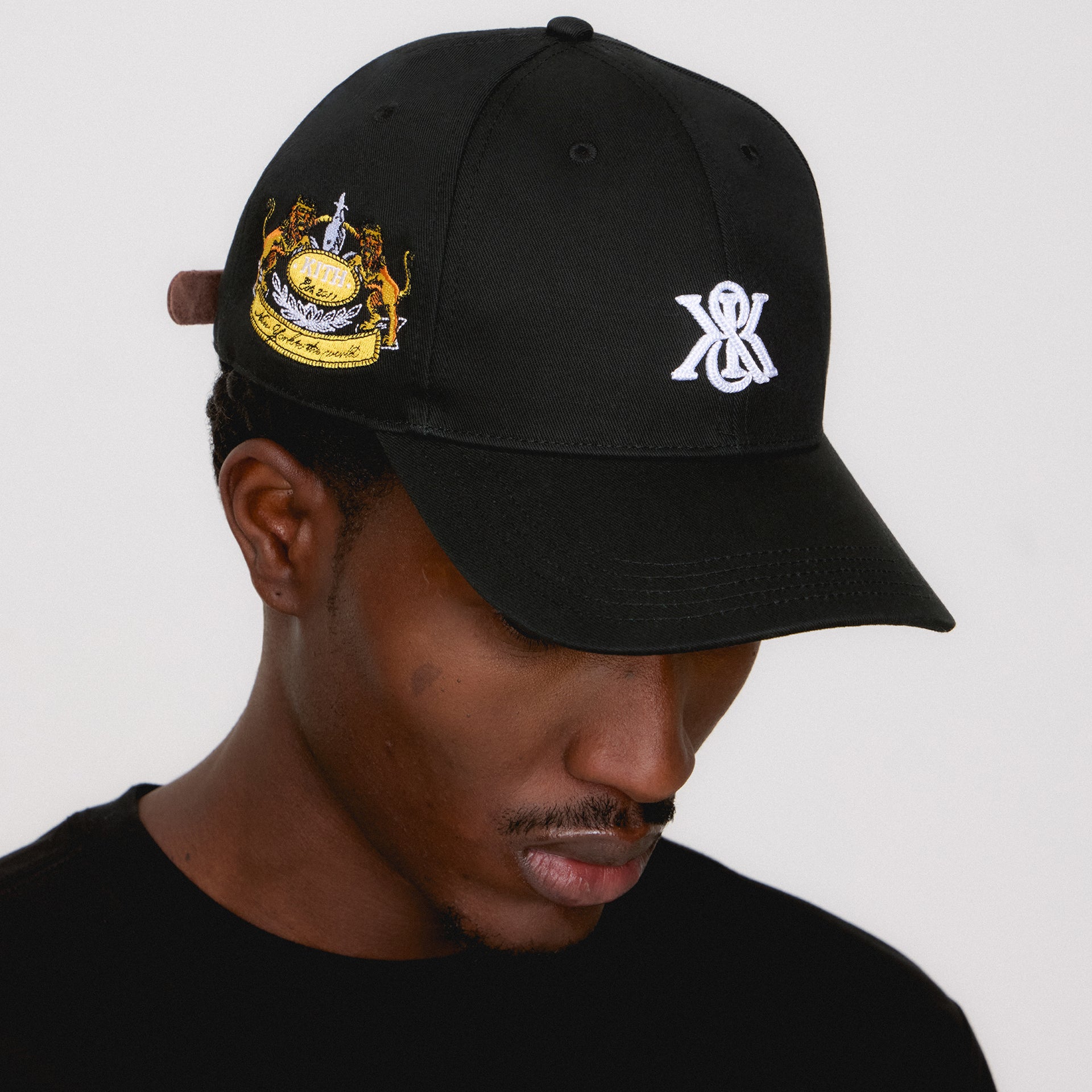 Kith Greenwich Two-Button Twill Classic Cap - Black