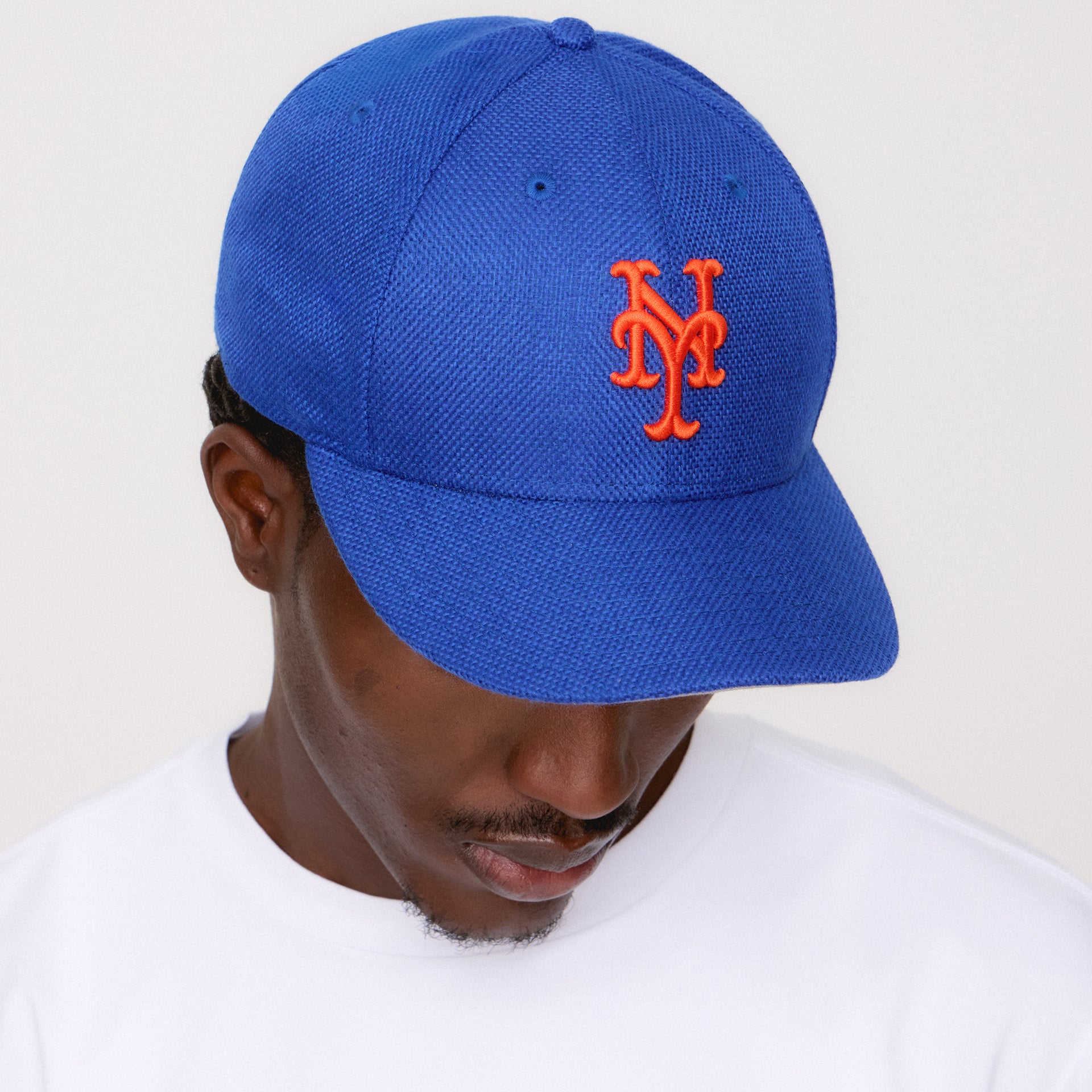 Kith & New Era for the New York Mets Raffia Low Profile 59FIFTY Fitted - Royal