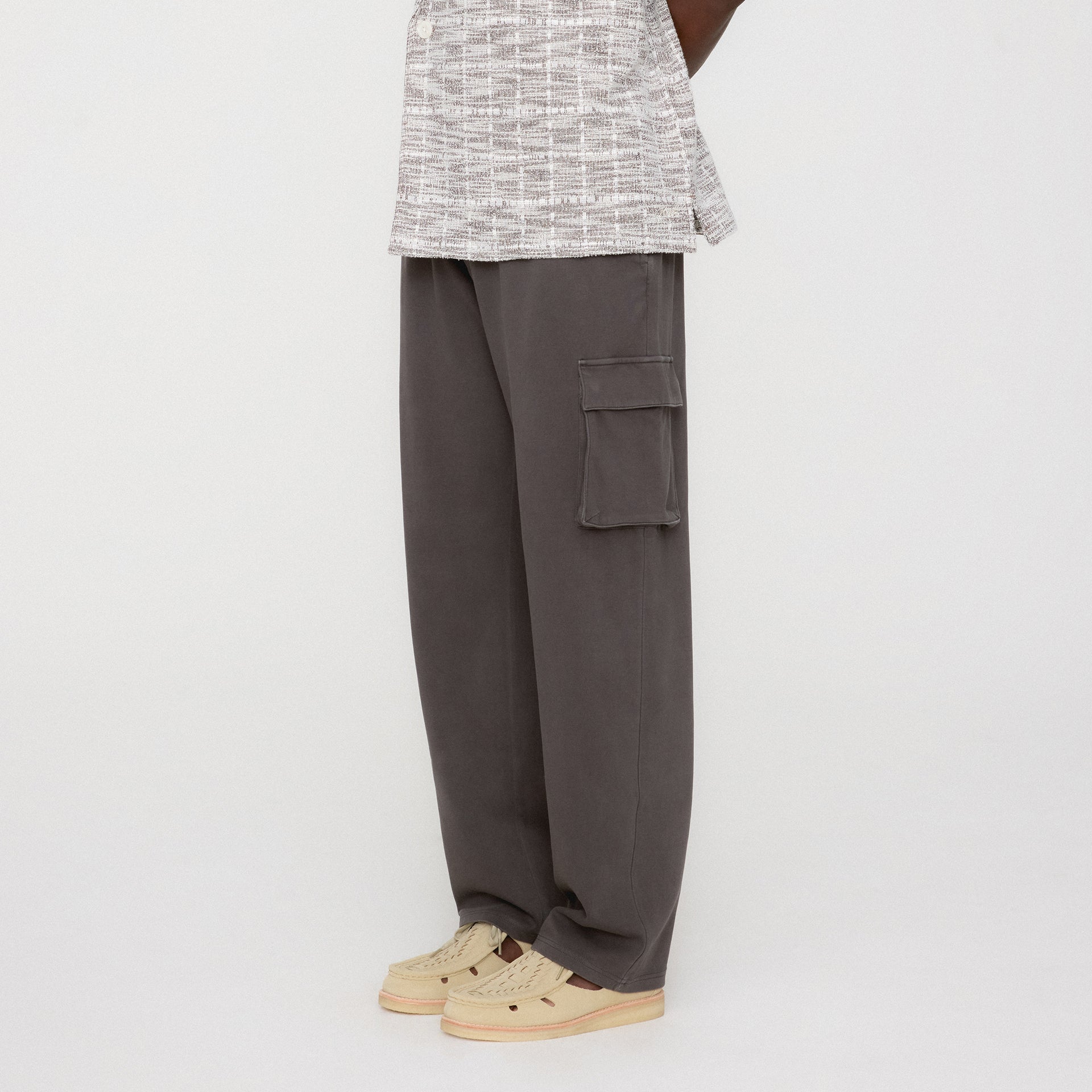 Kith Crystal Wash Interlock Bryson Cargo Pant - Somber