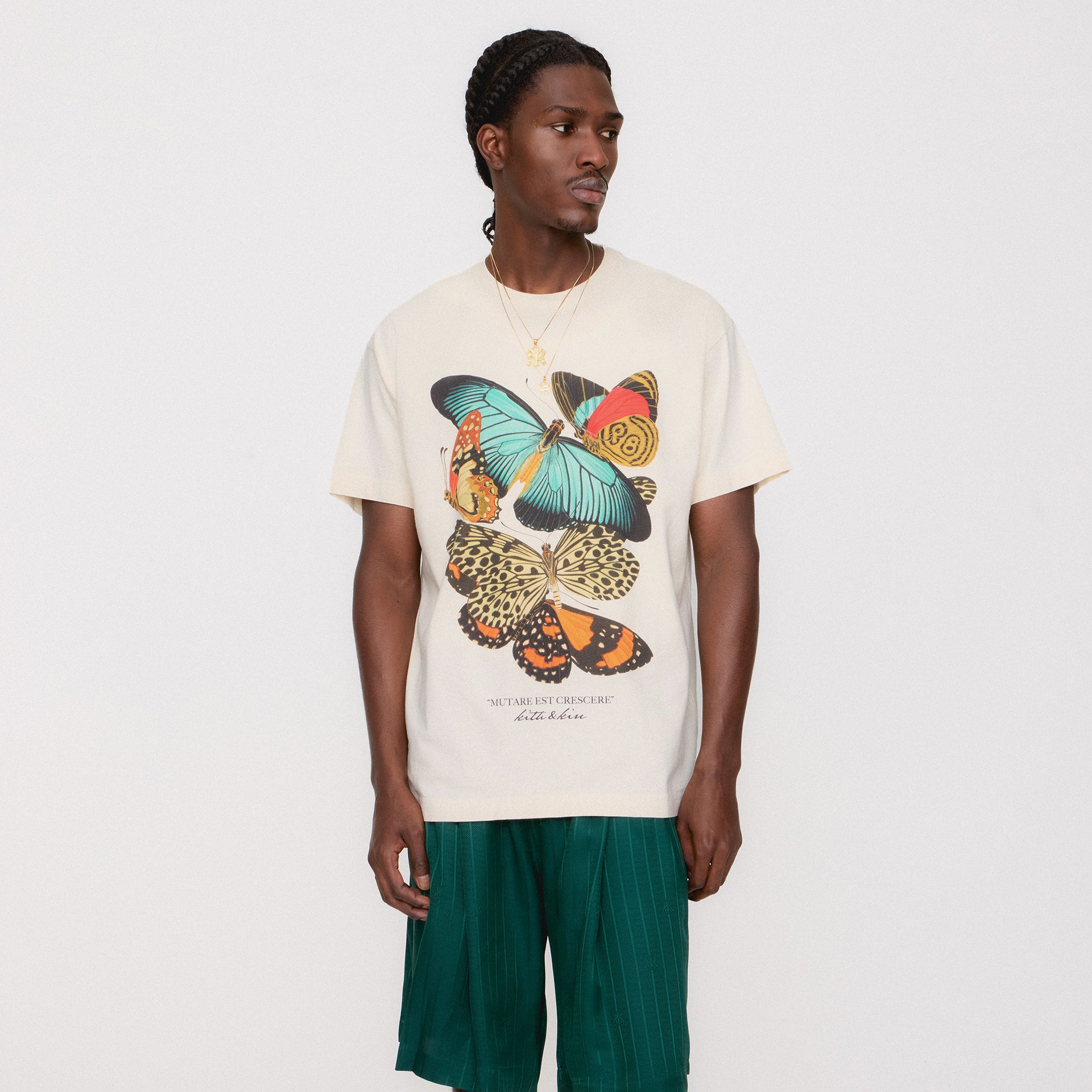 Kith Butterfly Vintage Tee - Sandrift