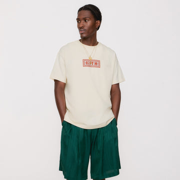 Kith Blossom Logo Tee - Sandrift