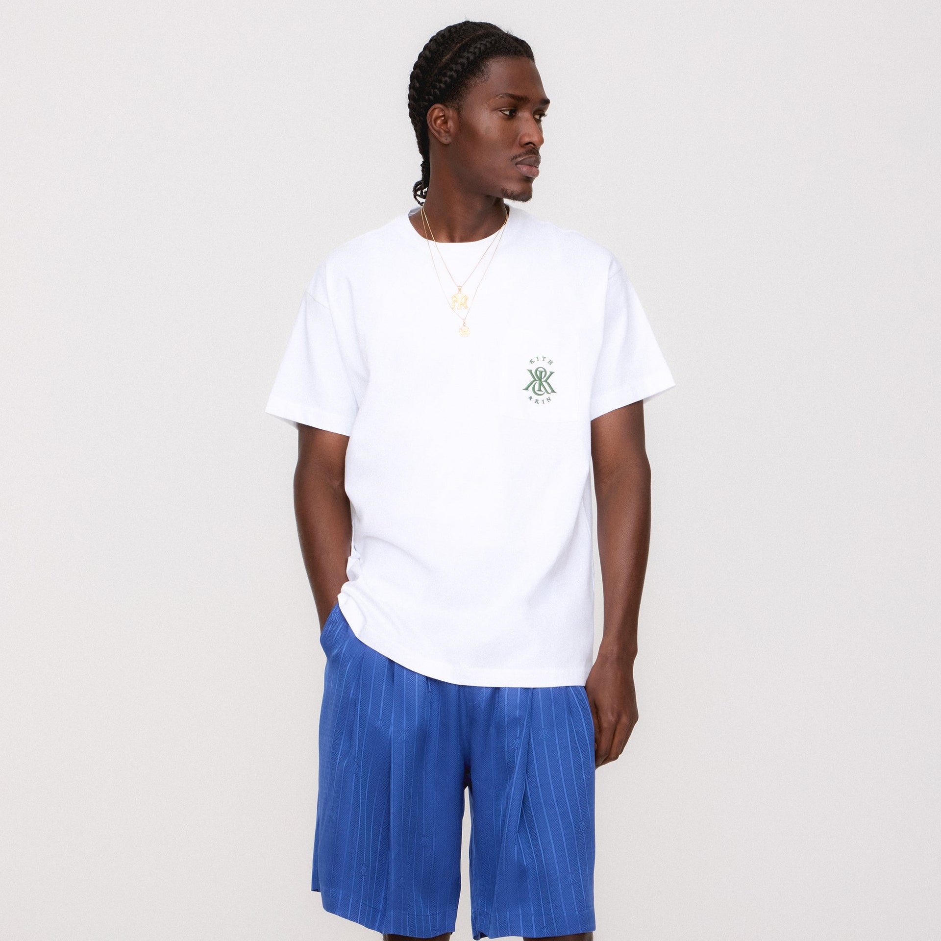 Kith K&K Floral Pocket Tee - White PH