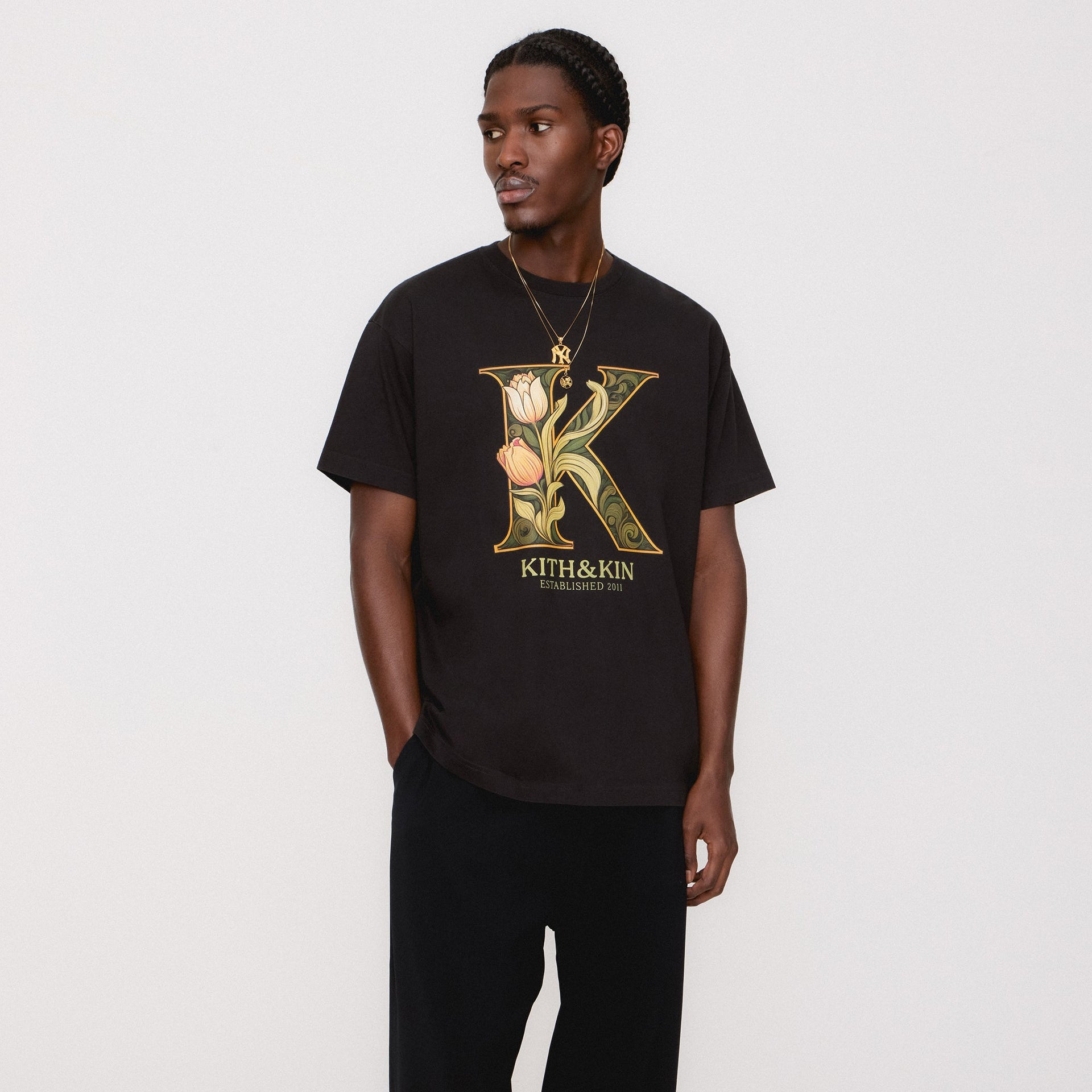 Kith Tulip K Tee - Black PH