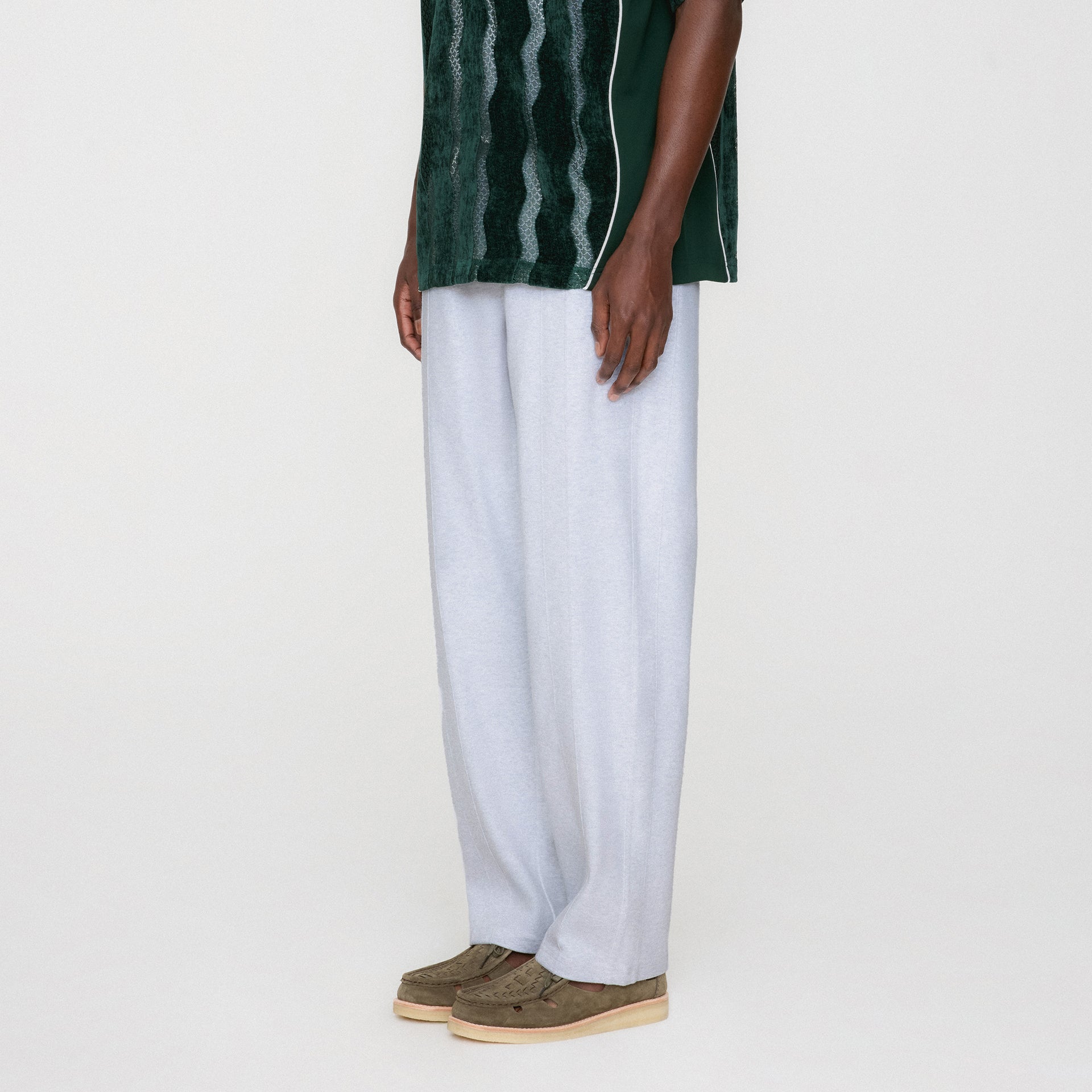 Kith Bryson Panelled Sweatpant - Light Heather Grey