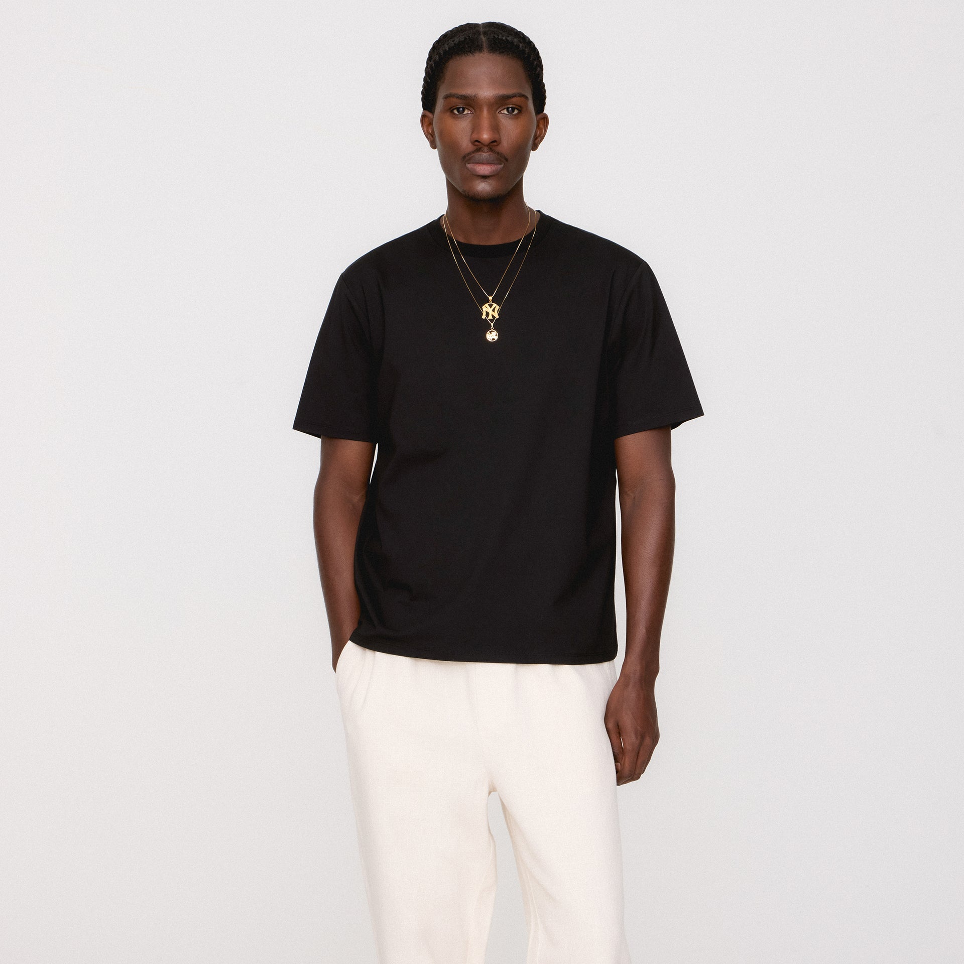 &Kin Short Sleeve Darin Tee - Black