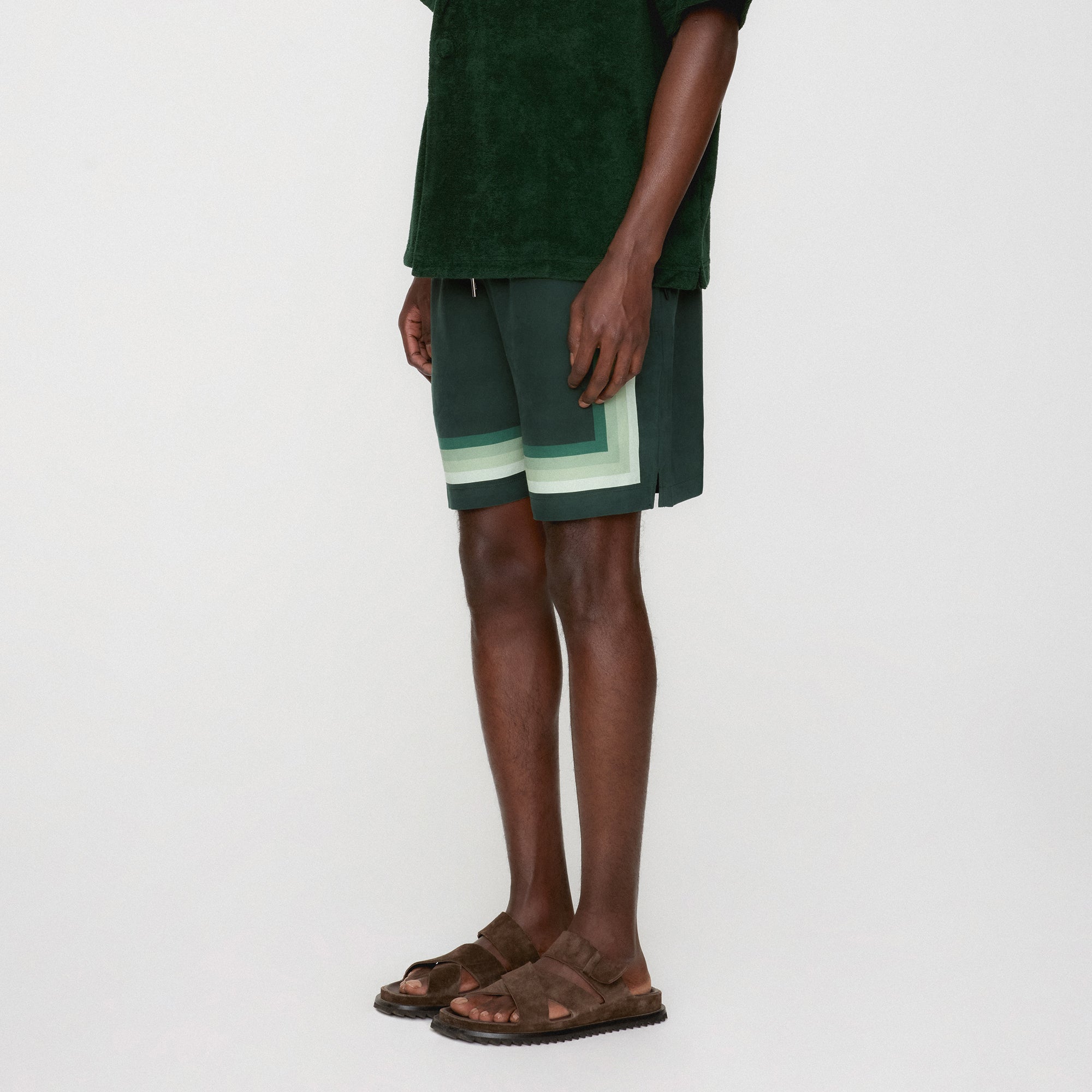 Kith Border Stripe Active Short - Stadium