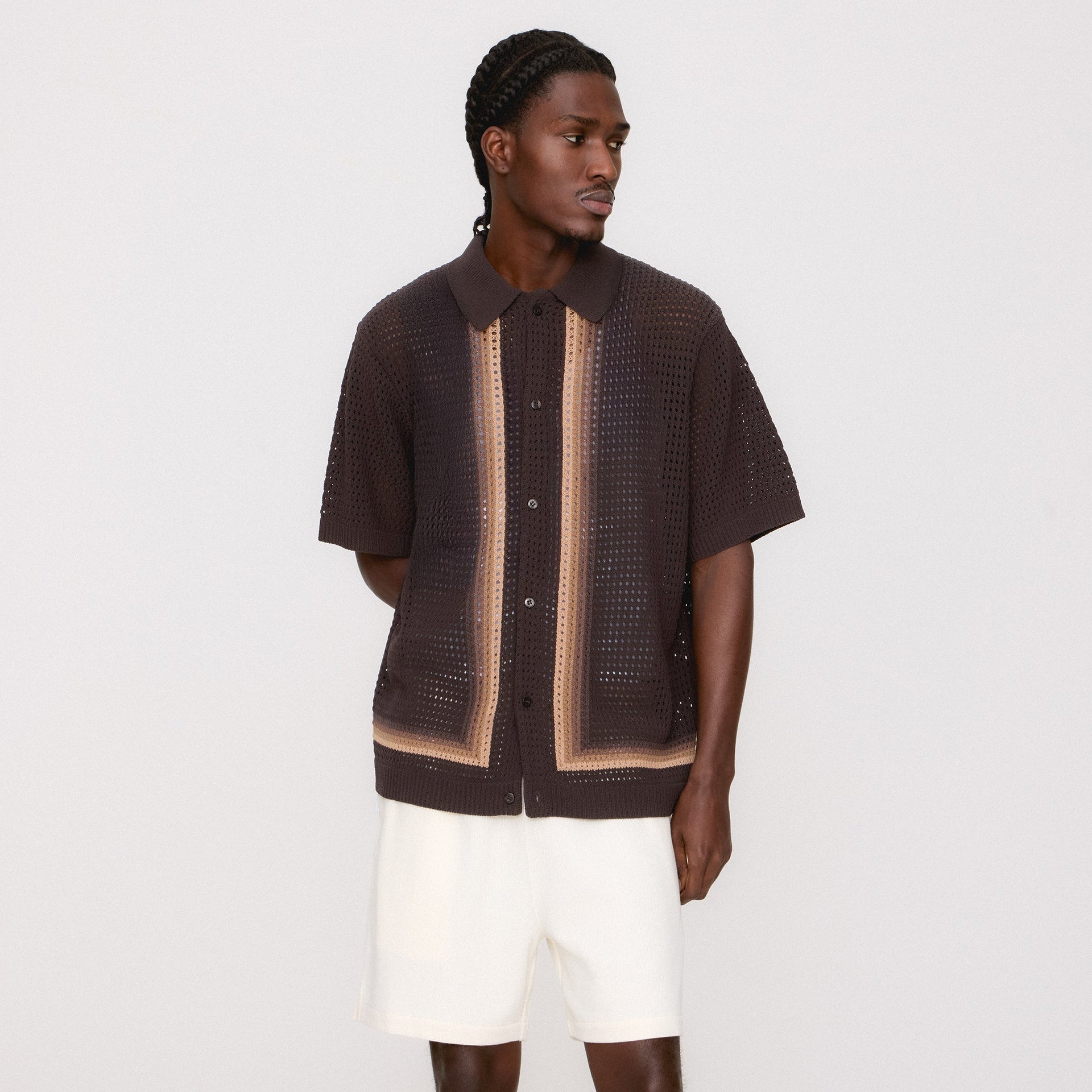 Kith Thompson Crochet Buttondown - Kindling PH