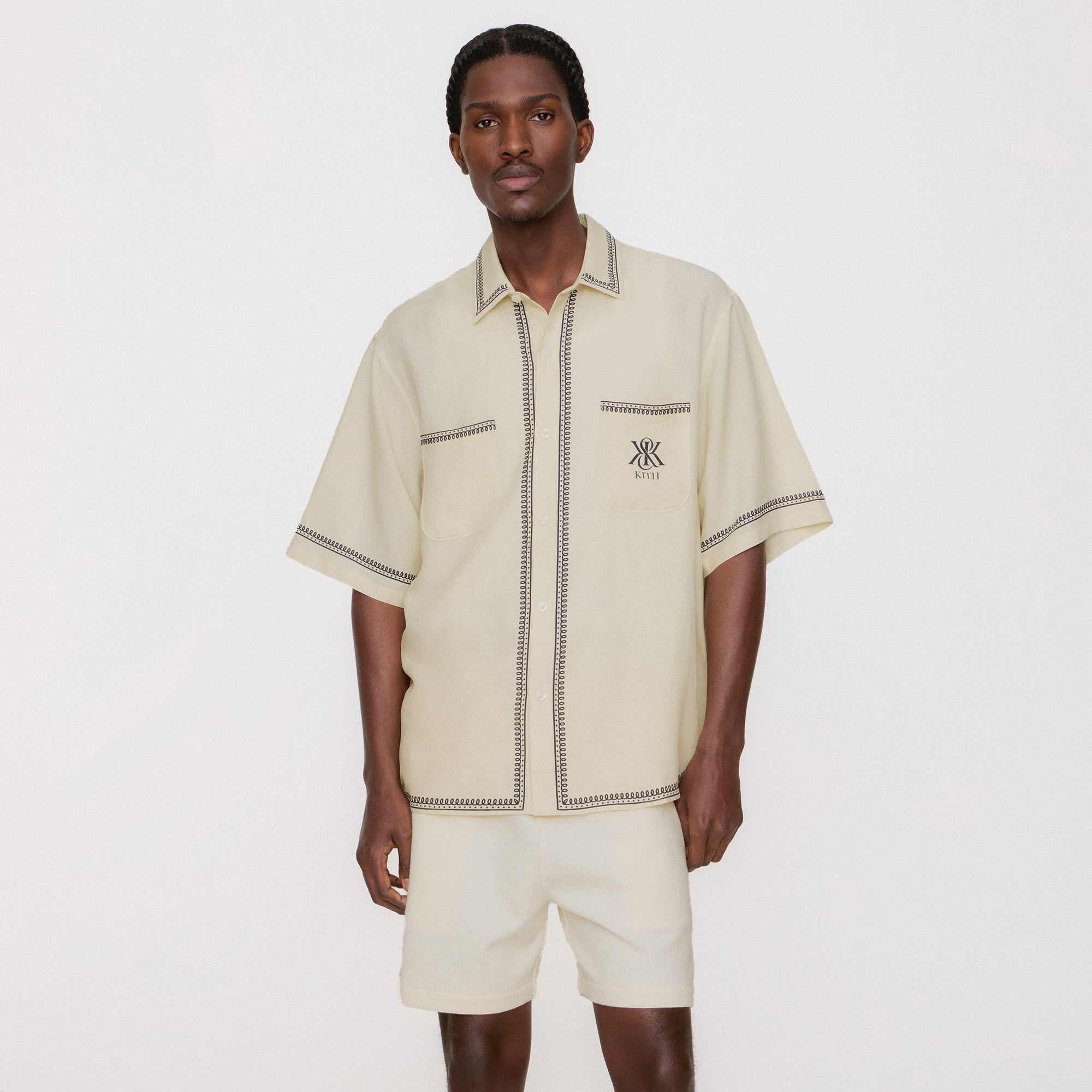 Kith Baroque Paxton Buttondown Mサイズ Kith Baroque Paxton Buttondown - Sandrift – Kith Europe
