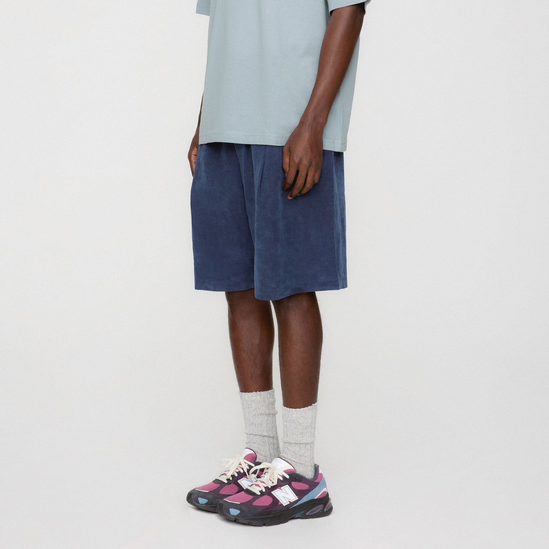Kith Cupro Linen Jude Short - Nocturnal