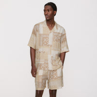 Kith Silk Lyocell Bandana Reade Shirt - Canvas