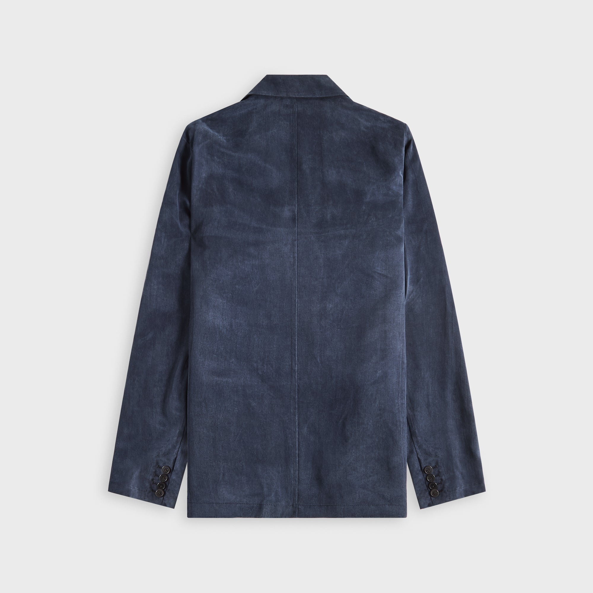 Dries Van Noten Sand Washed Cupro Jacket - Navy – Kith