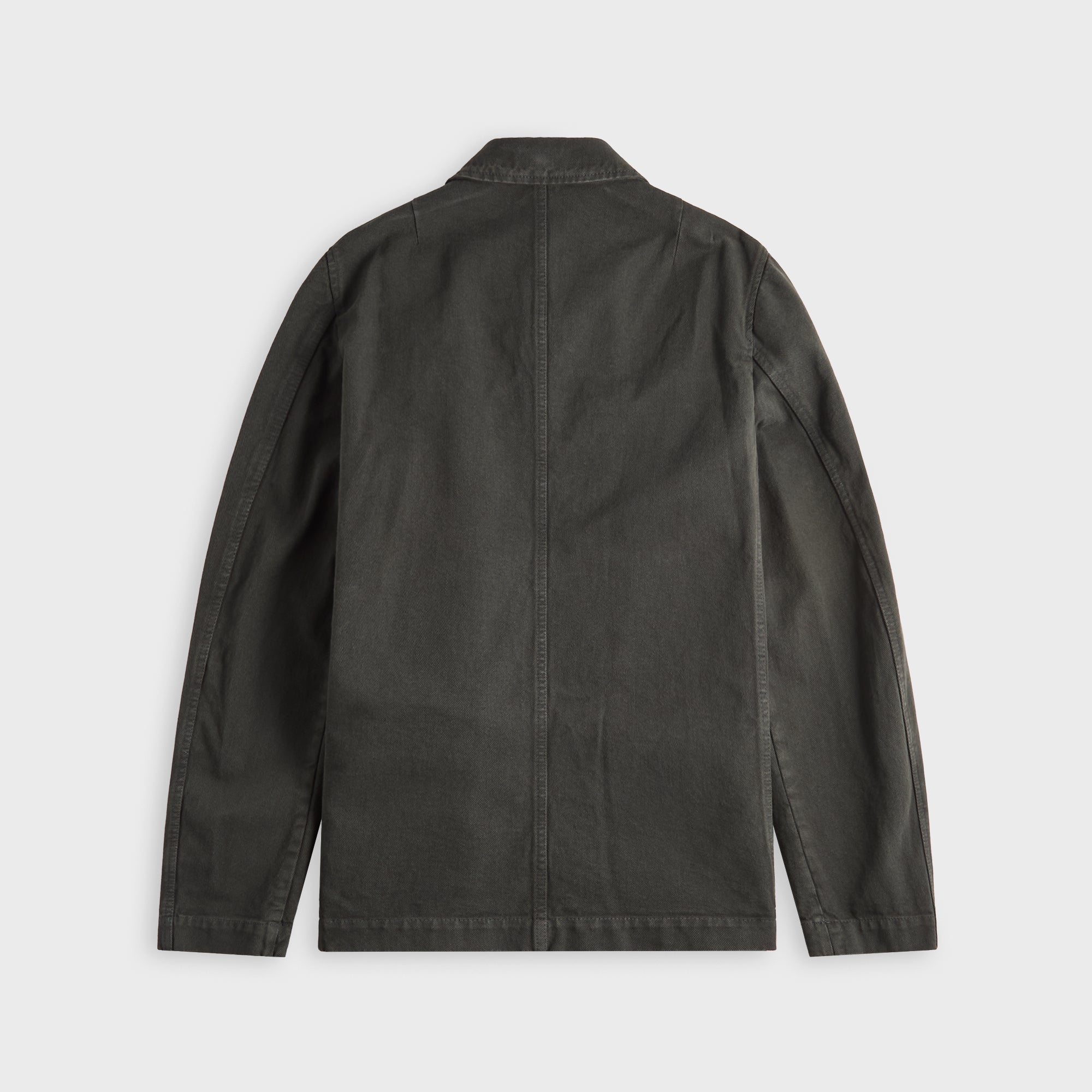 Dries Van Noten Overdye Compact Twill Cotton Jacket - Dark Grey – Kith