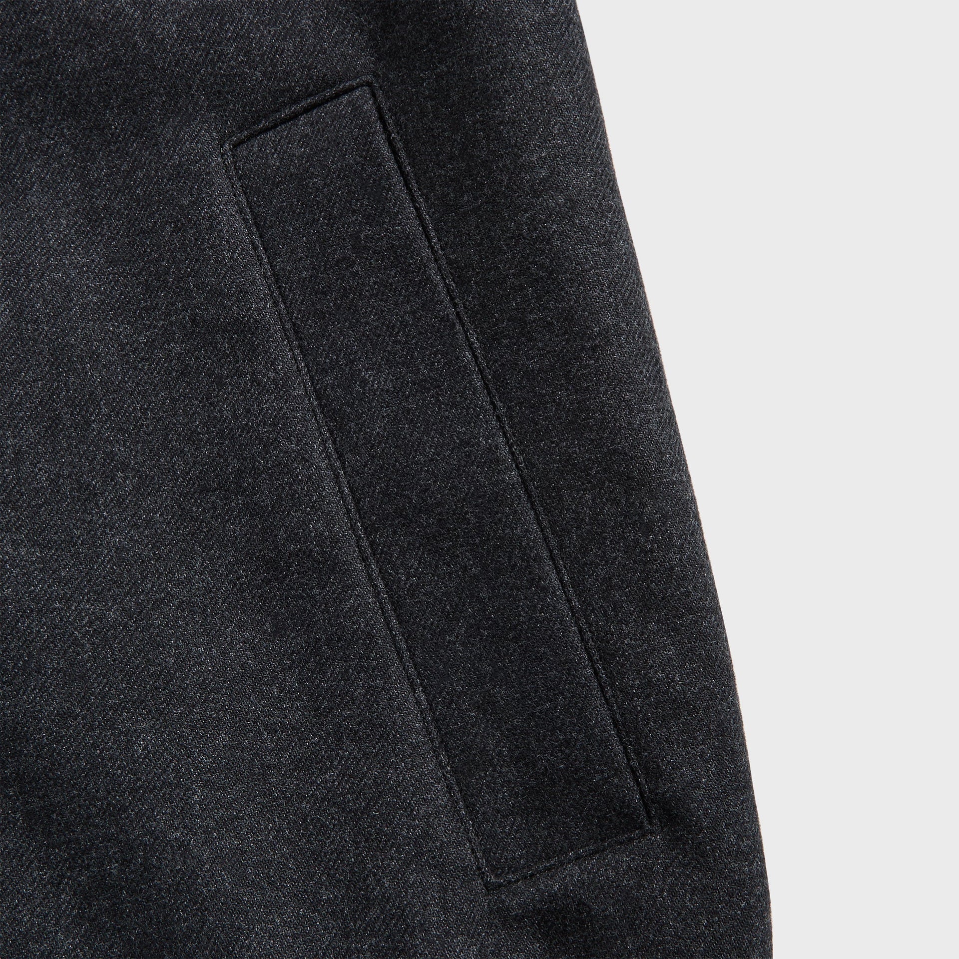Dries Van Noten Brushed Back Twill Cotton Jacket - Dark Grey