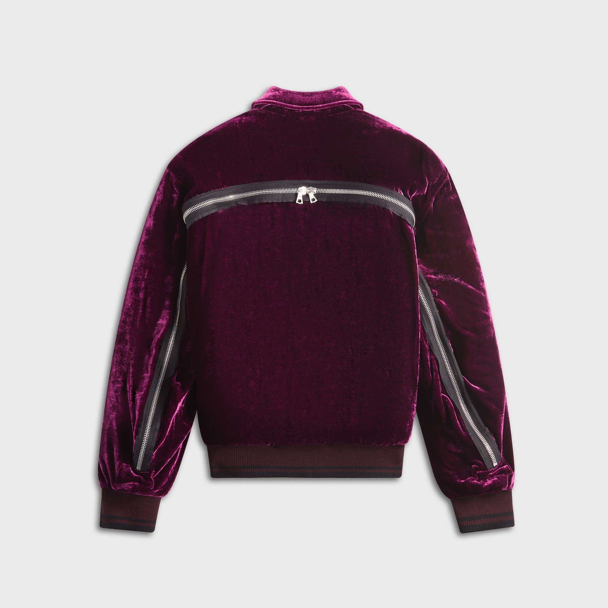 Dries Van Noten Fluid Viscose Silk Velvet Jacket - Violet – Kith