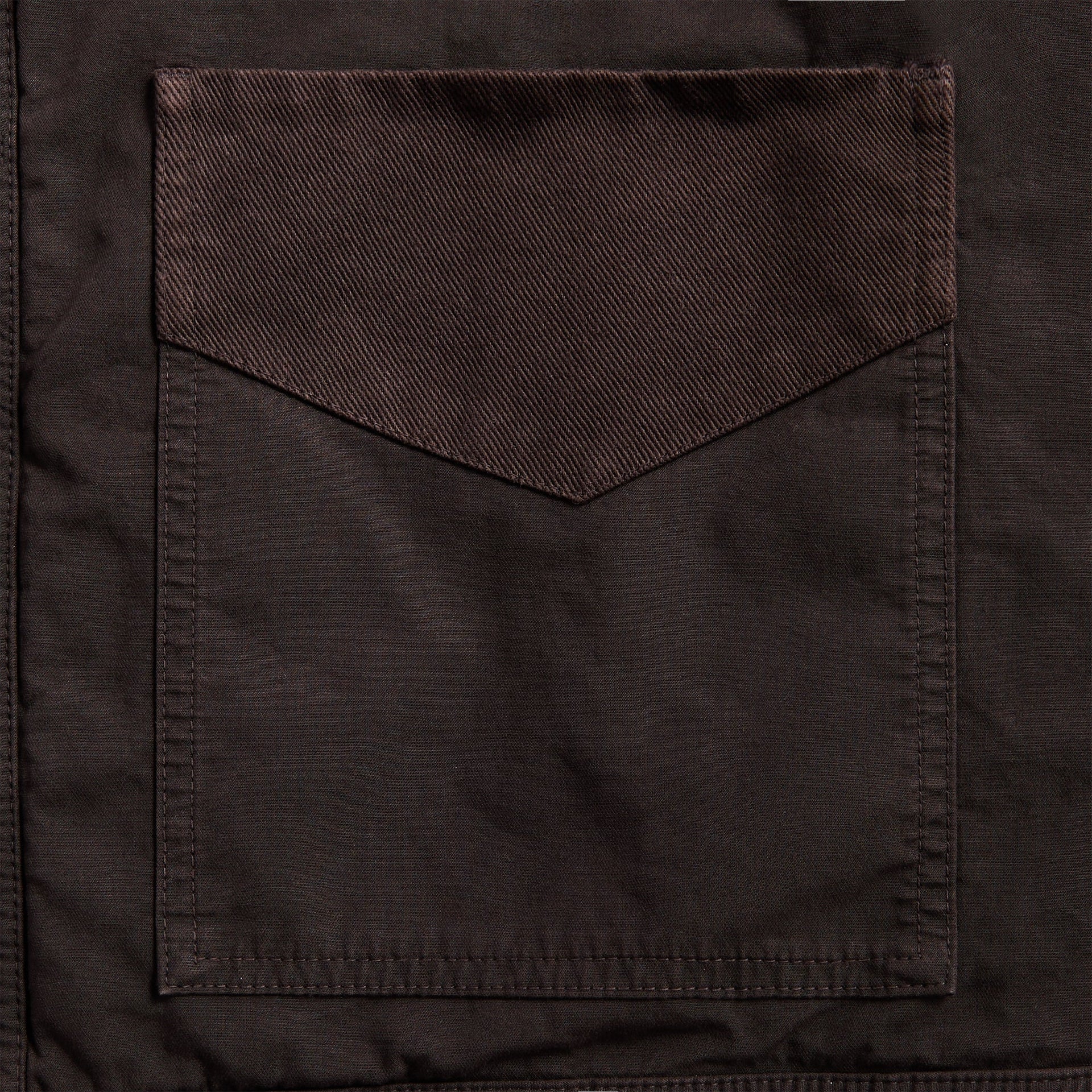 Dries Van Noten Overdyed Double Weave Compact Cotton Jacket - Brown