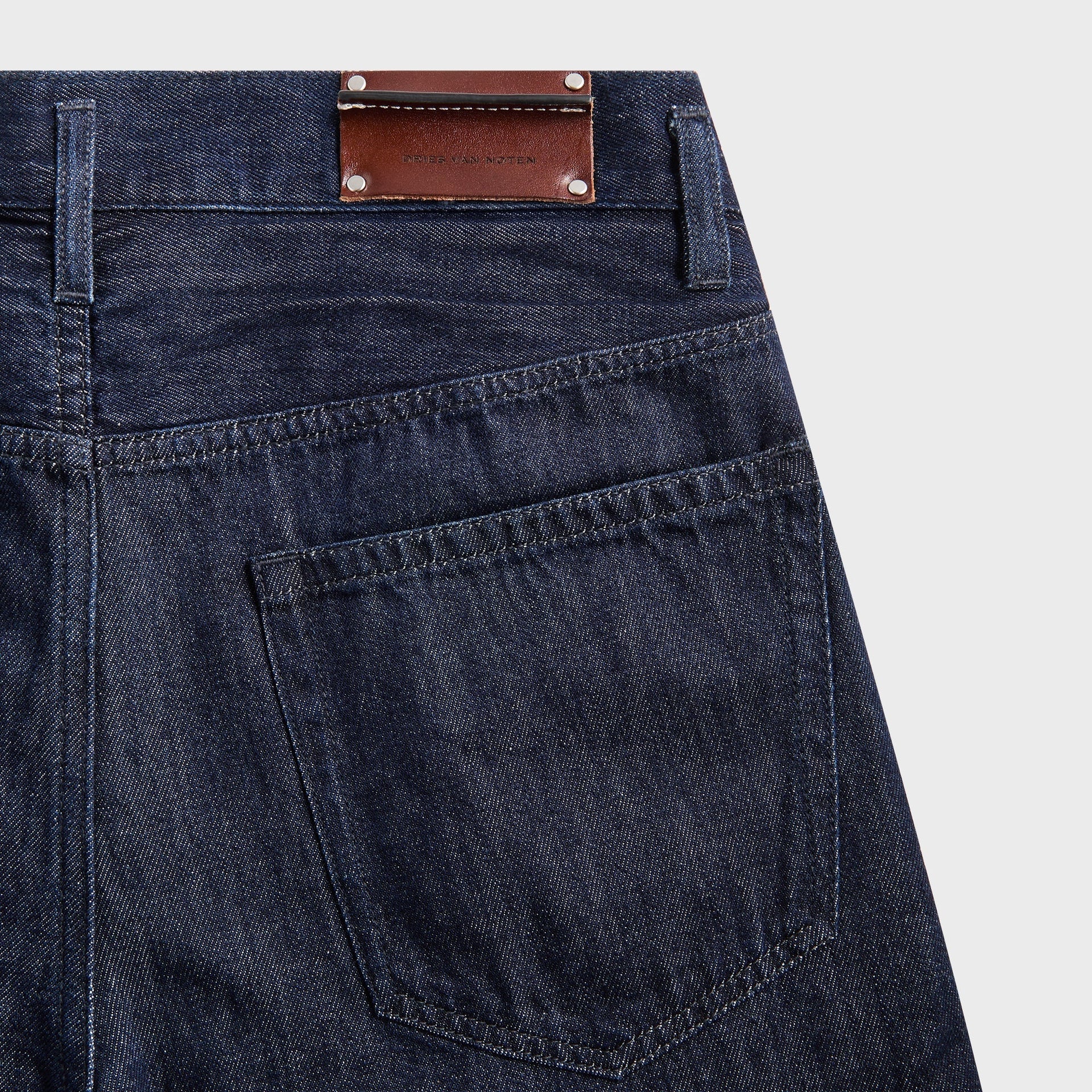 Dries Van Noten Stone Wash Pant - Indigo