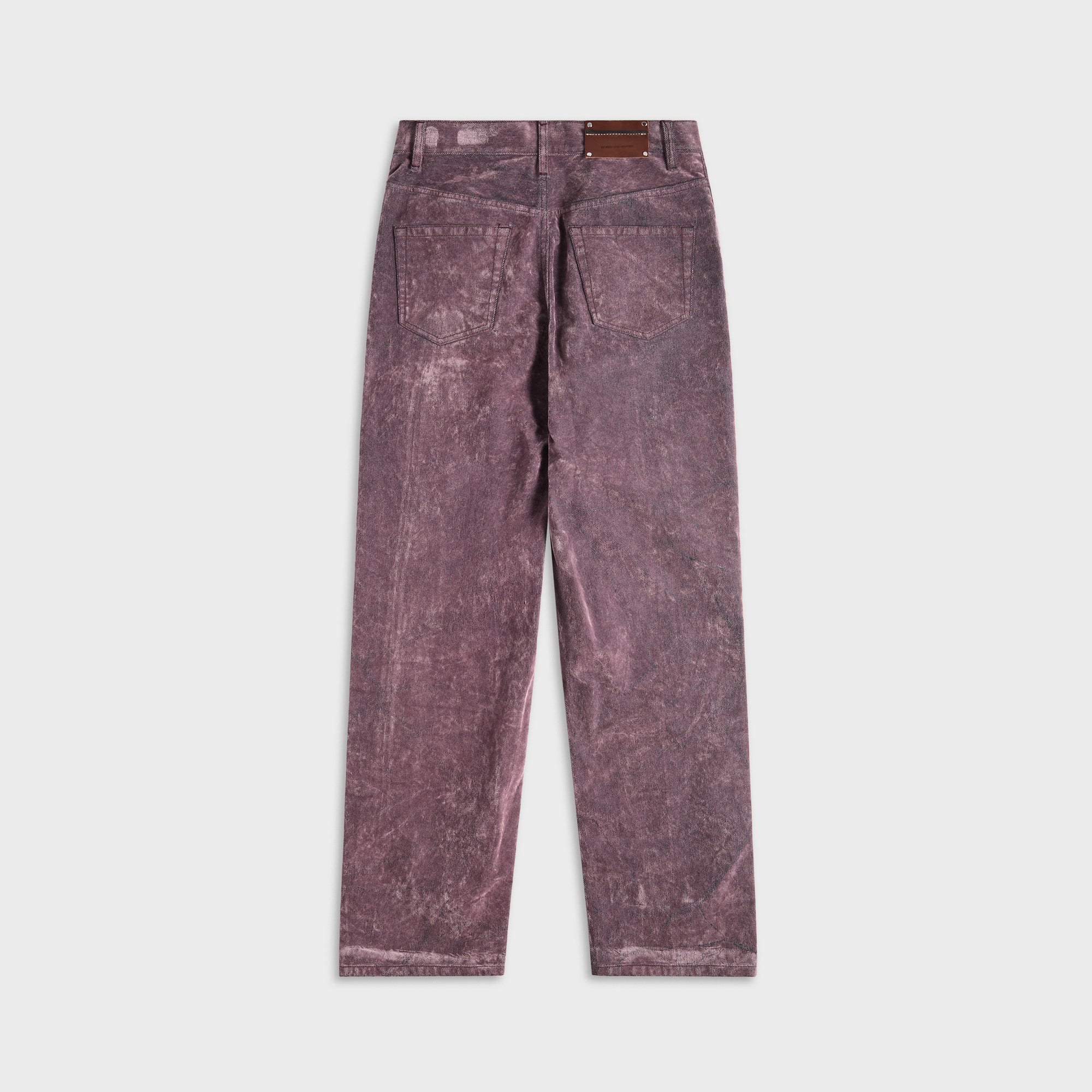 Dries Van Noten Flocked Rinse Wash Pant - Lilac – Kith