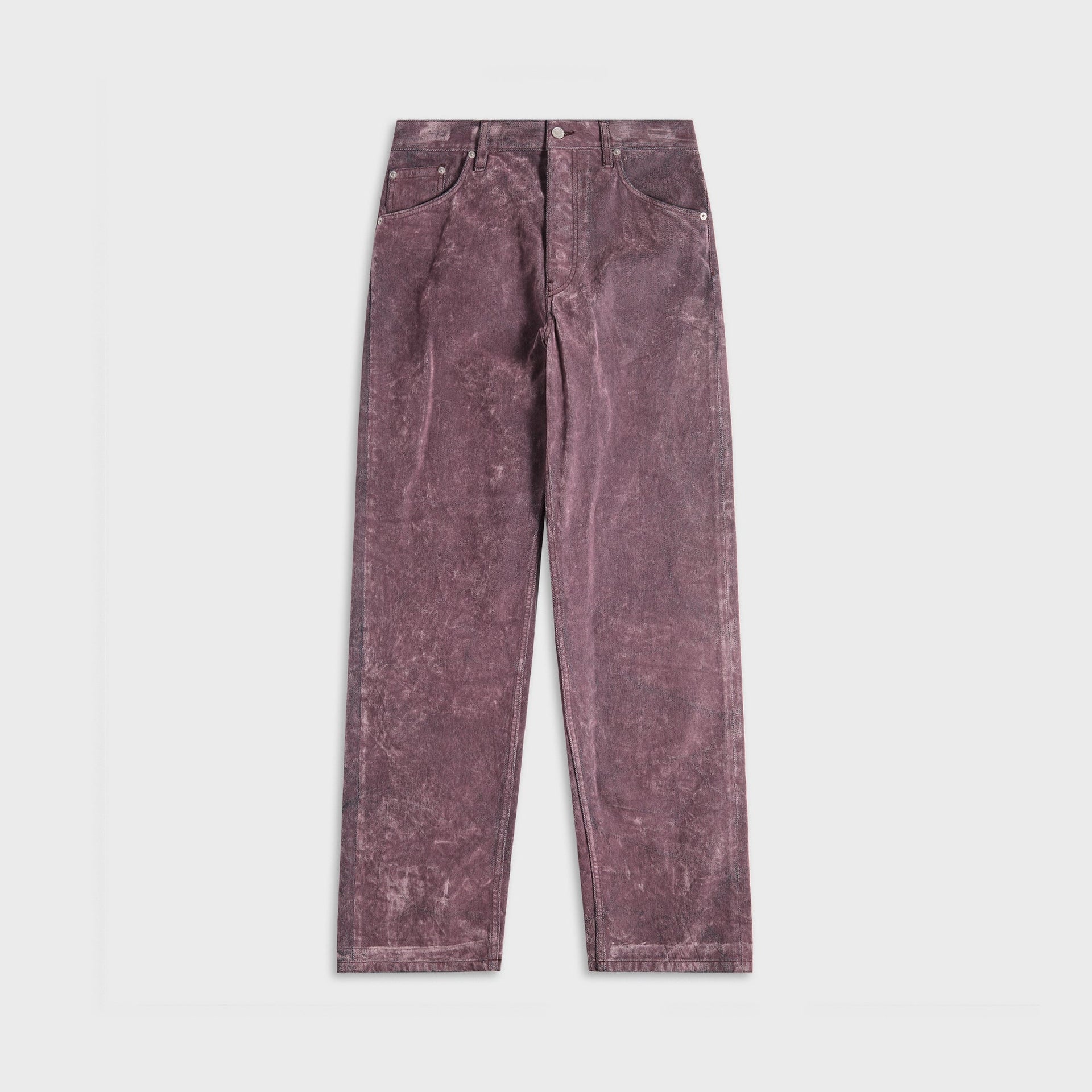 Dries Van Noten Flocked Rinse Wash Pant - Lilac