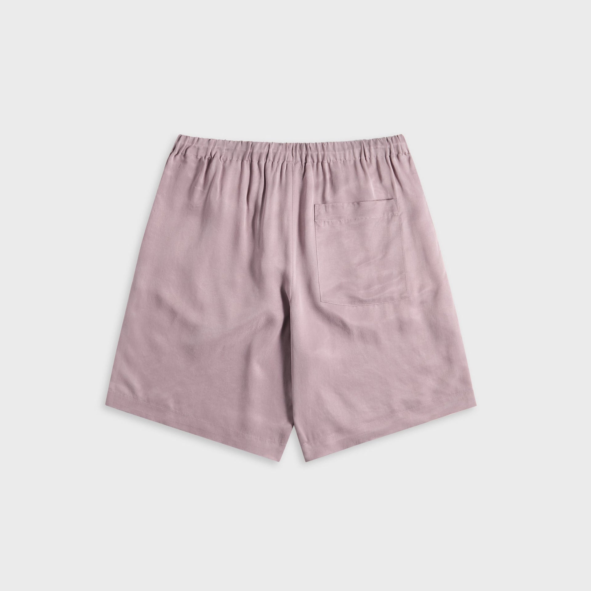 Dries Van Noten Sand Washed Cupro Short - Light Lilac