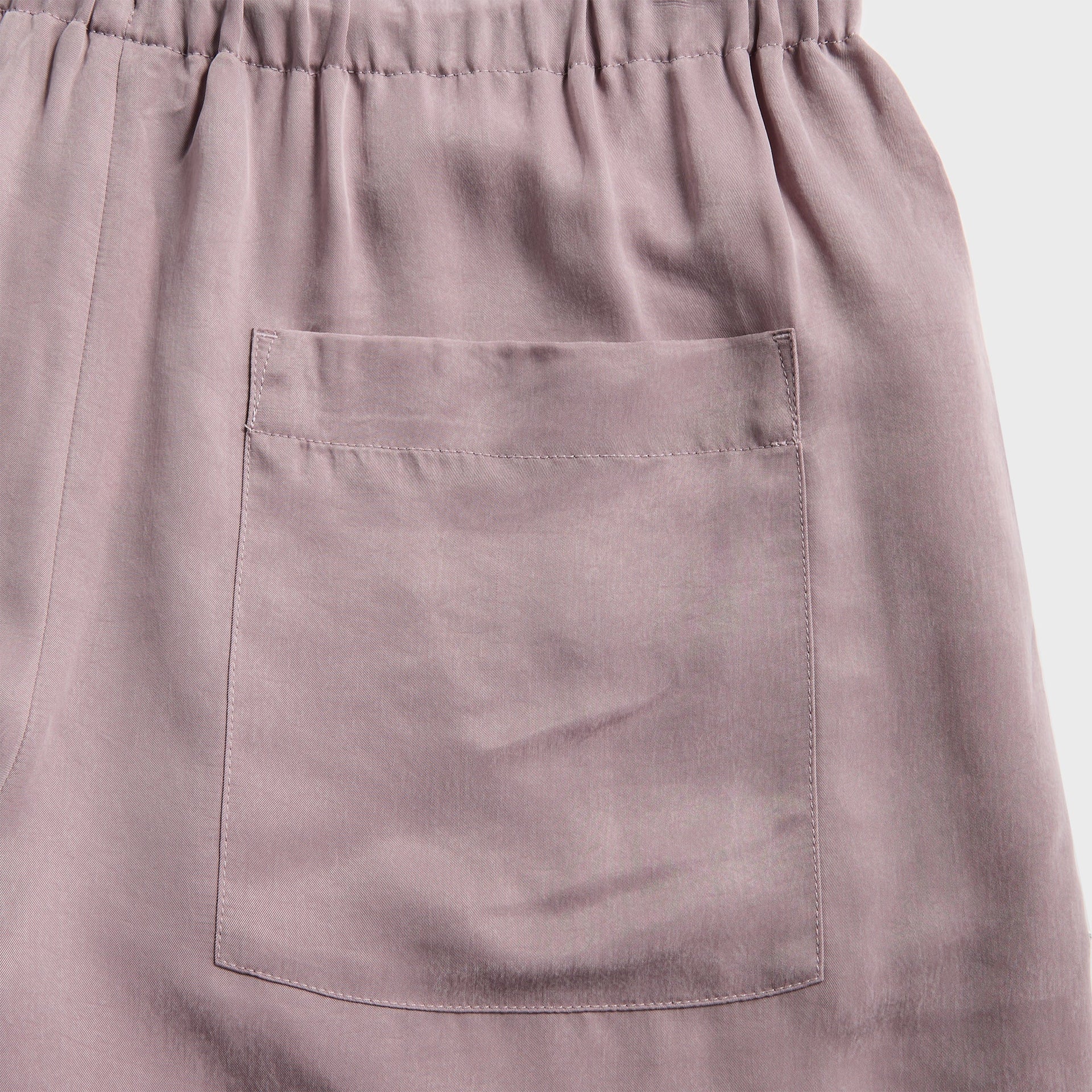 Dries Van Noten Sand Washed Cupro Short - Light Lilac