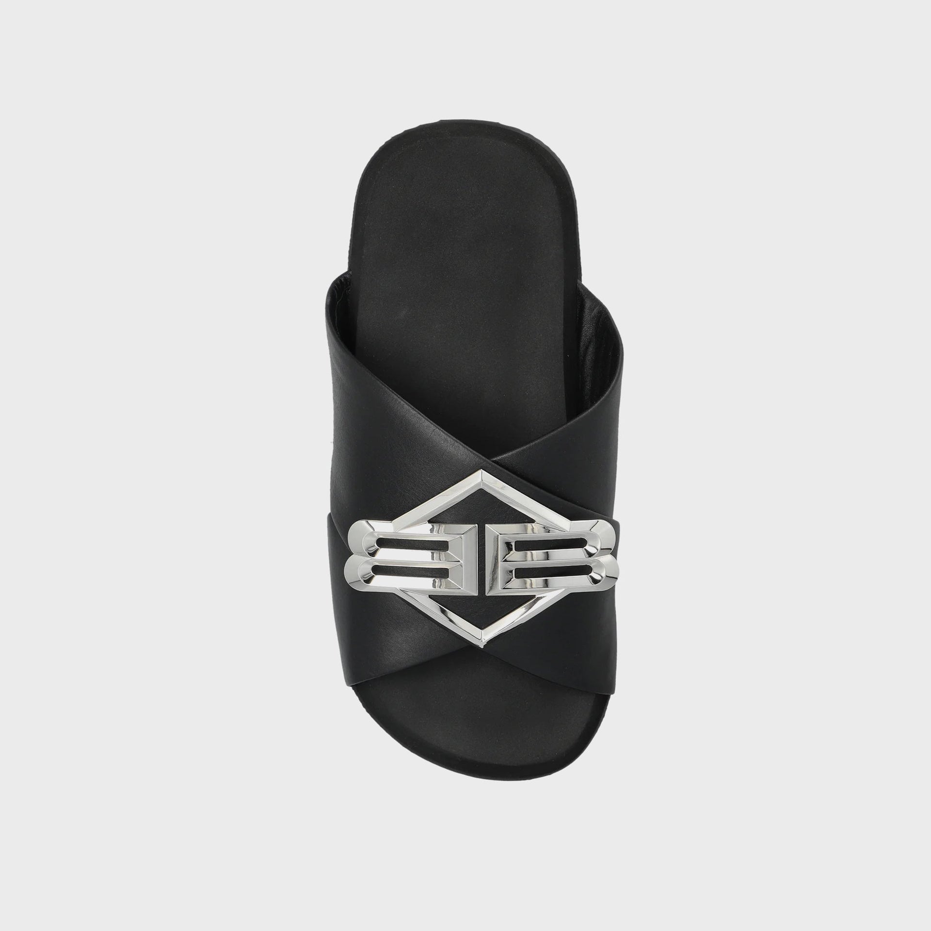 Balenciaga Sunset Flat BB - Black / Silver