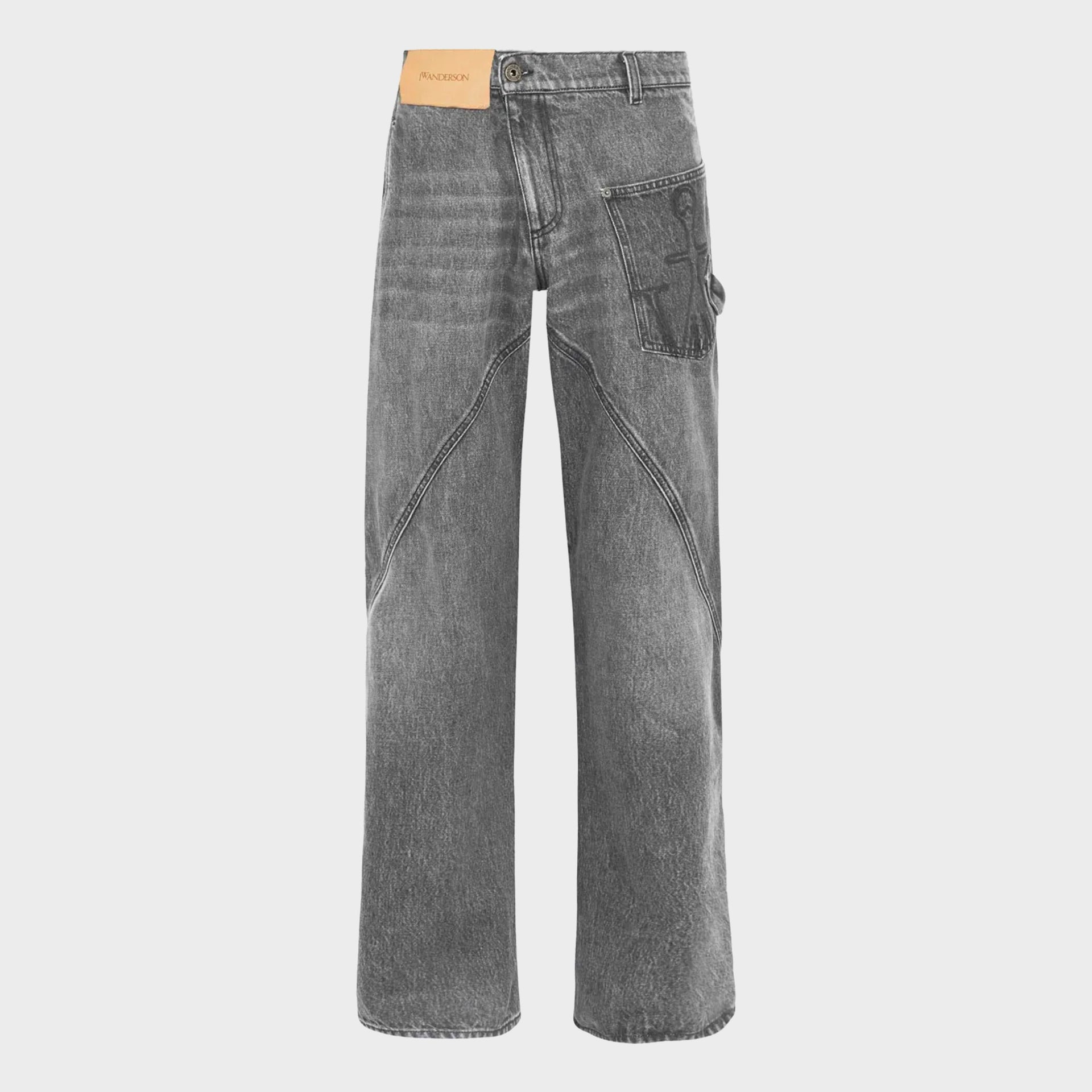 JW Anderson Twisted Workwear Jeans - Grey