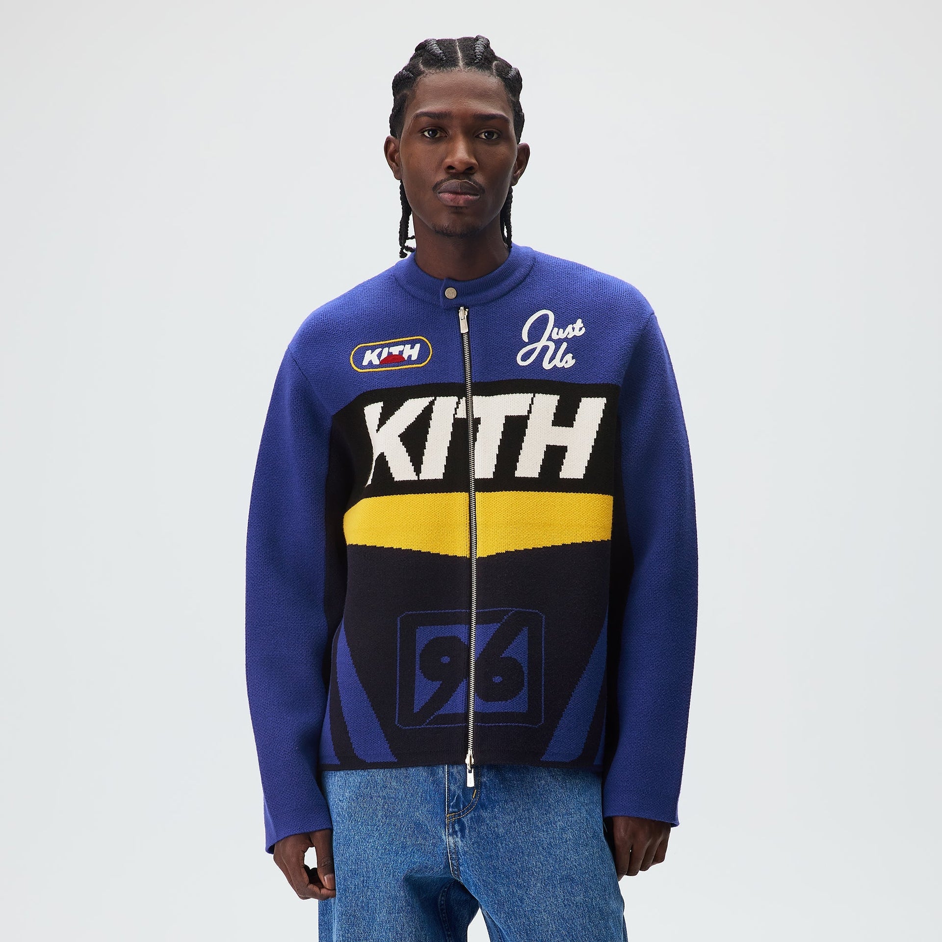 Kith Knit Moto Full Zip Jacket - Current