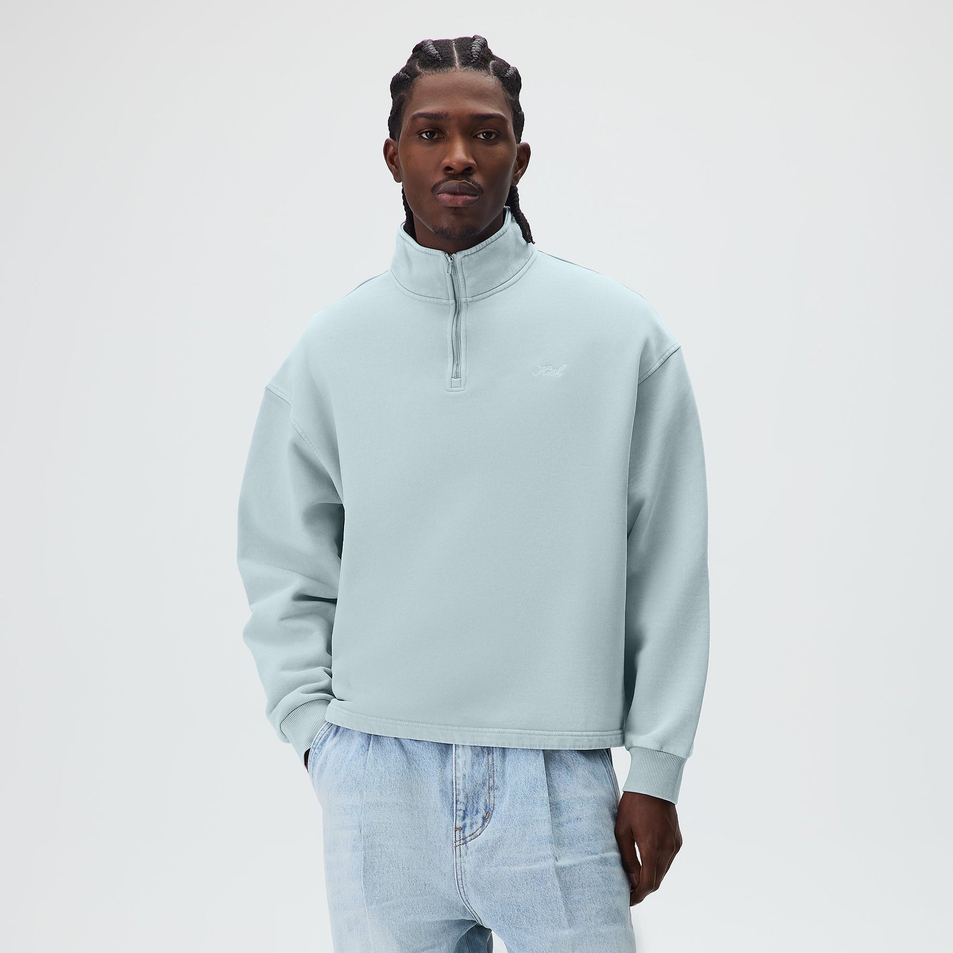 Kith Snow Washed Nelson Quarter Zip - Presence
